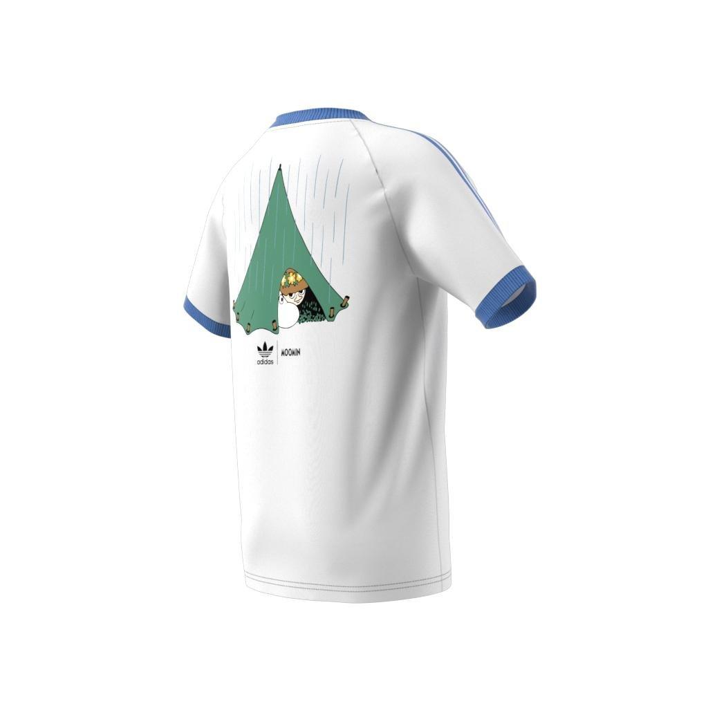 Unisex Kids adidas Originals x Moomin T-Shirt, White, A901_ONE, large image number 12