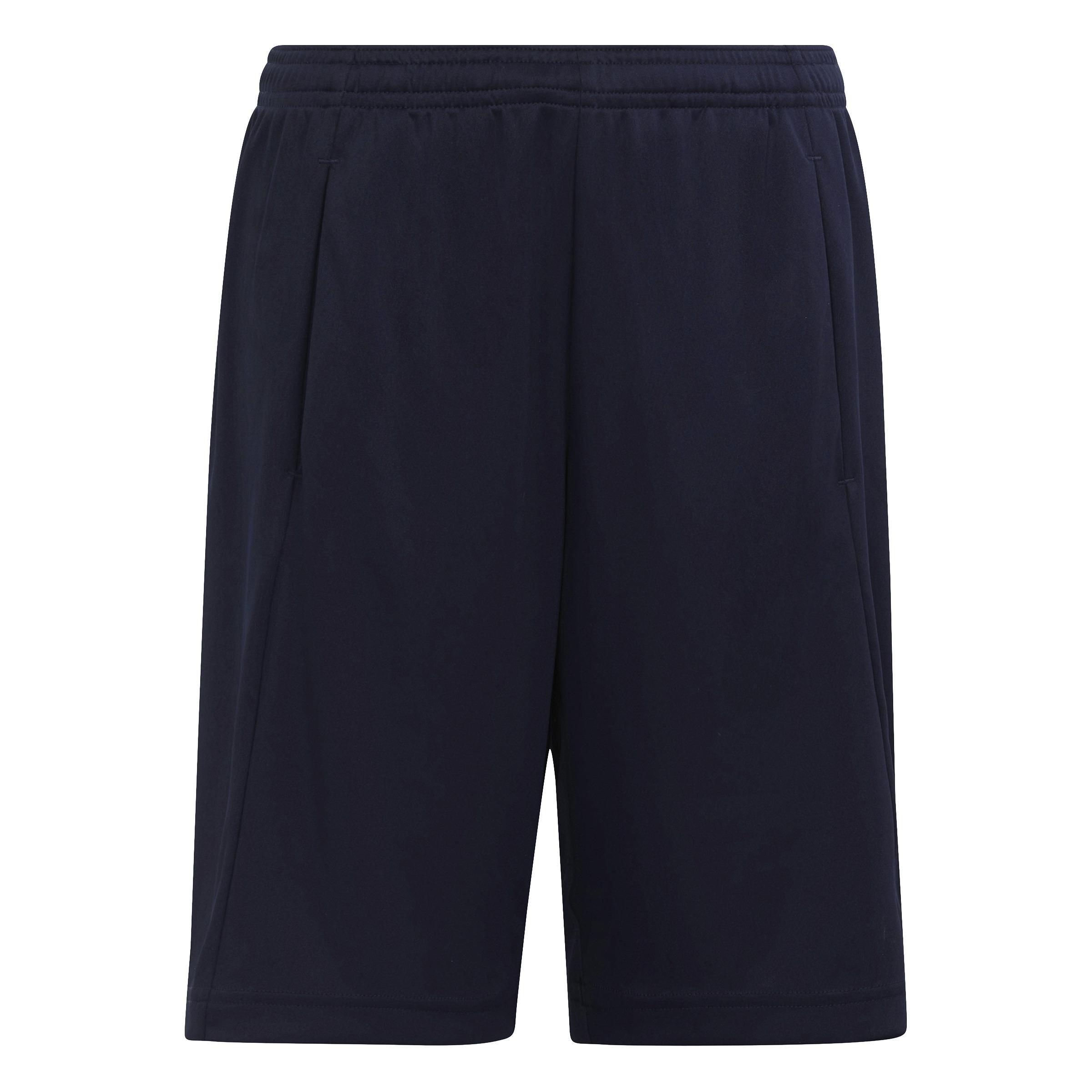 Unisex Kids Train Essentials AEROREADY Logo Regular-Fit Shorts, Blue, , large image number 0