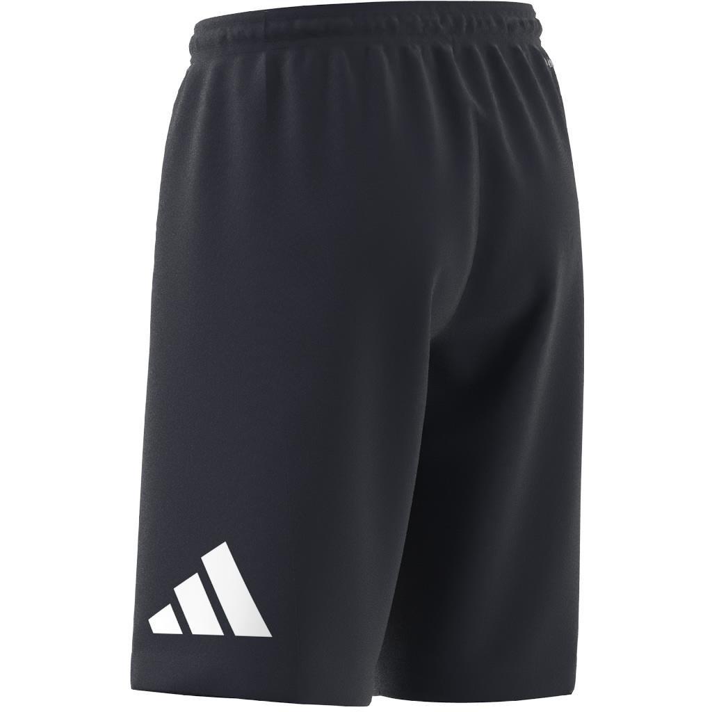 Unisex Train Essentials AEROREADY Logo Regular-Fit Shorts, Blue, A901_ONE, large image number 8