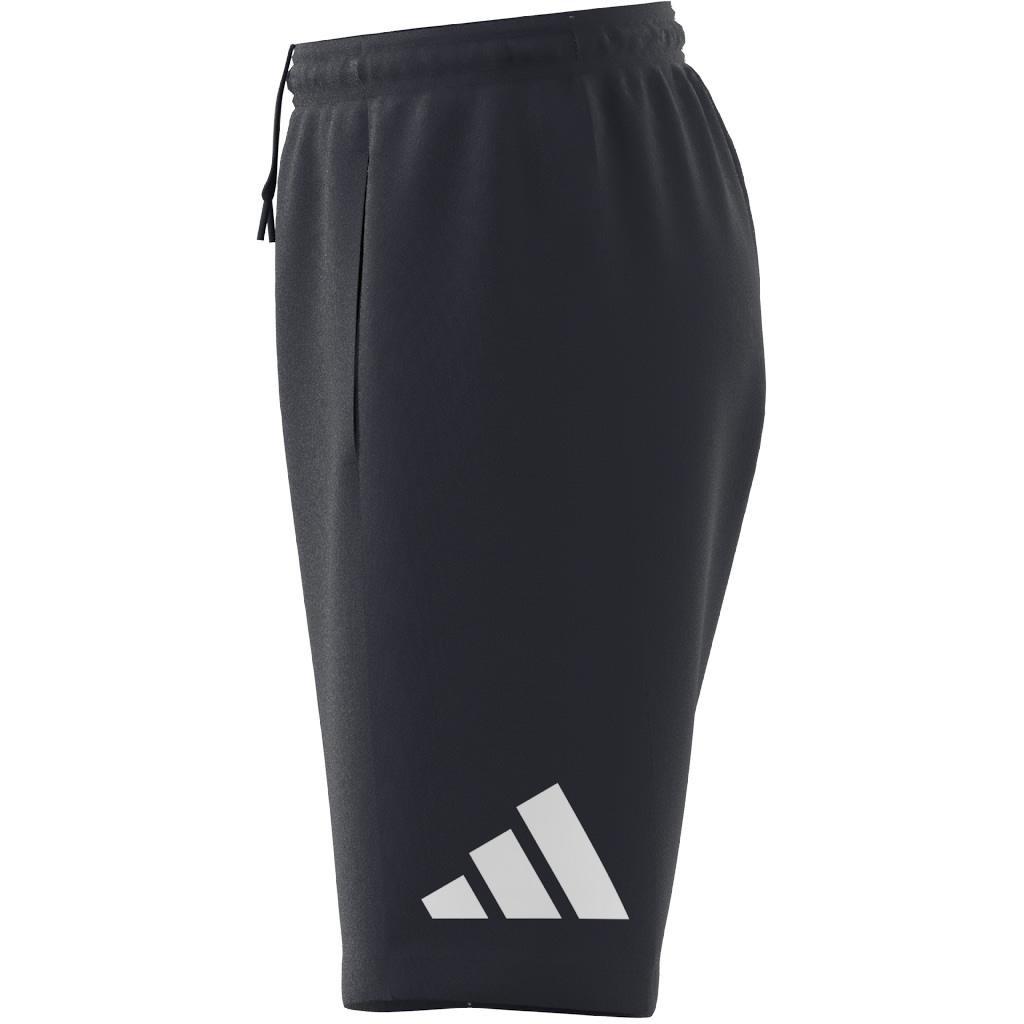 Unisex Kids Train Essentials AEROREADY Logo Regular-Fit Shorts, Blue, , large image number 9