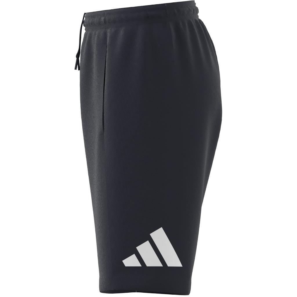 Unisex Train Essentials AEROREADY Logo Regular-Fit Shorts, Blue, A901_ONE, large image number 9