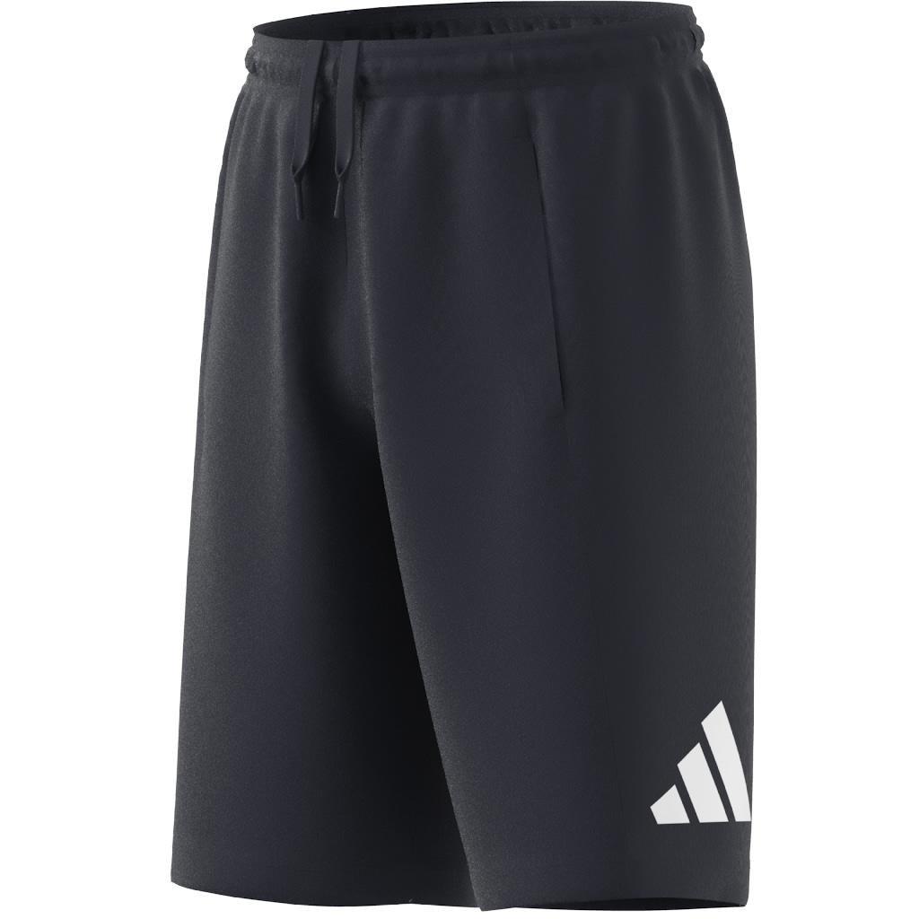 Unisex Kids Train Essentials AEROREADY Logo Regular-Fit Shorts, Blue, , large image number 10