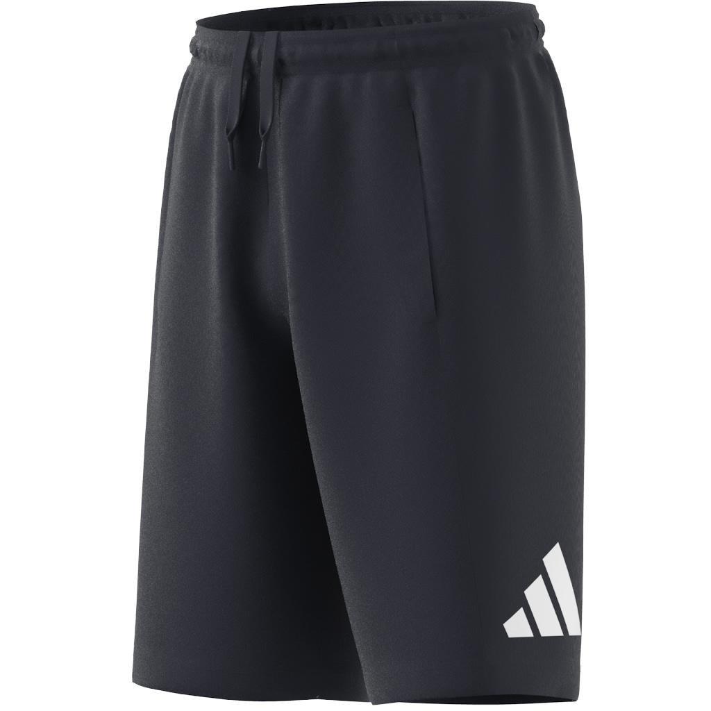 Unisex Train Essentials AEROREADY Logo Regular-Fit Shorts, Blue, A901_ONE, large image number 10