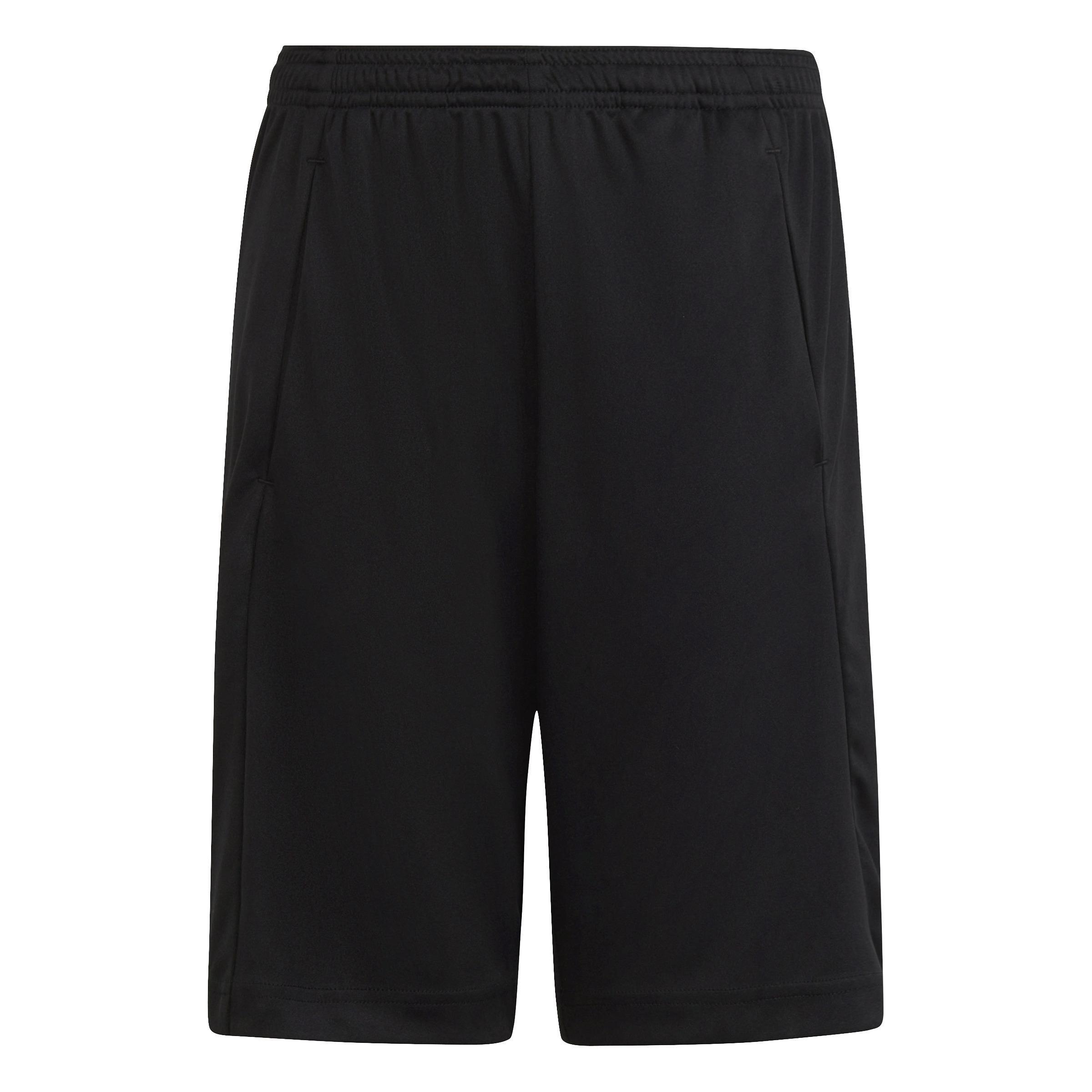 Unisex Train Essentials Aeroready Logo Shorts, Black, A901_ONE, large image number 0