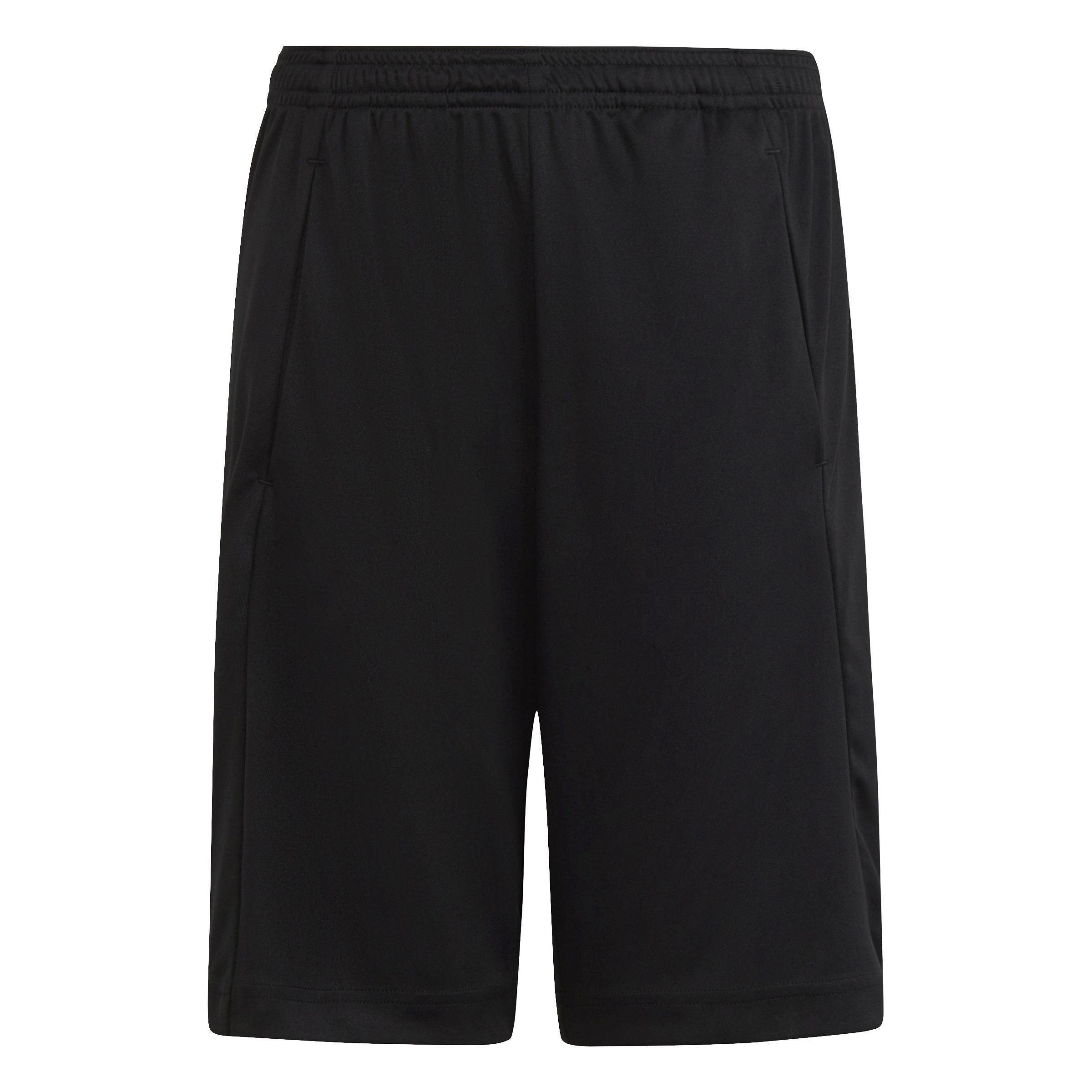 Unisex Kids Train Essentials Aeroready Logo Shorts, Black, , large image number 1
