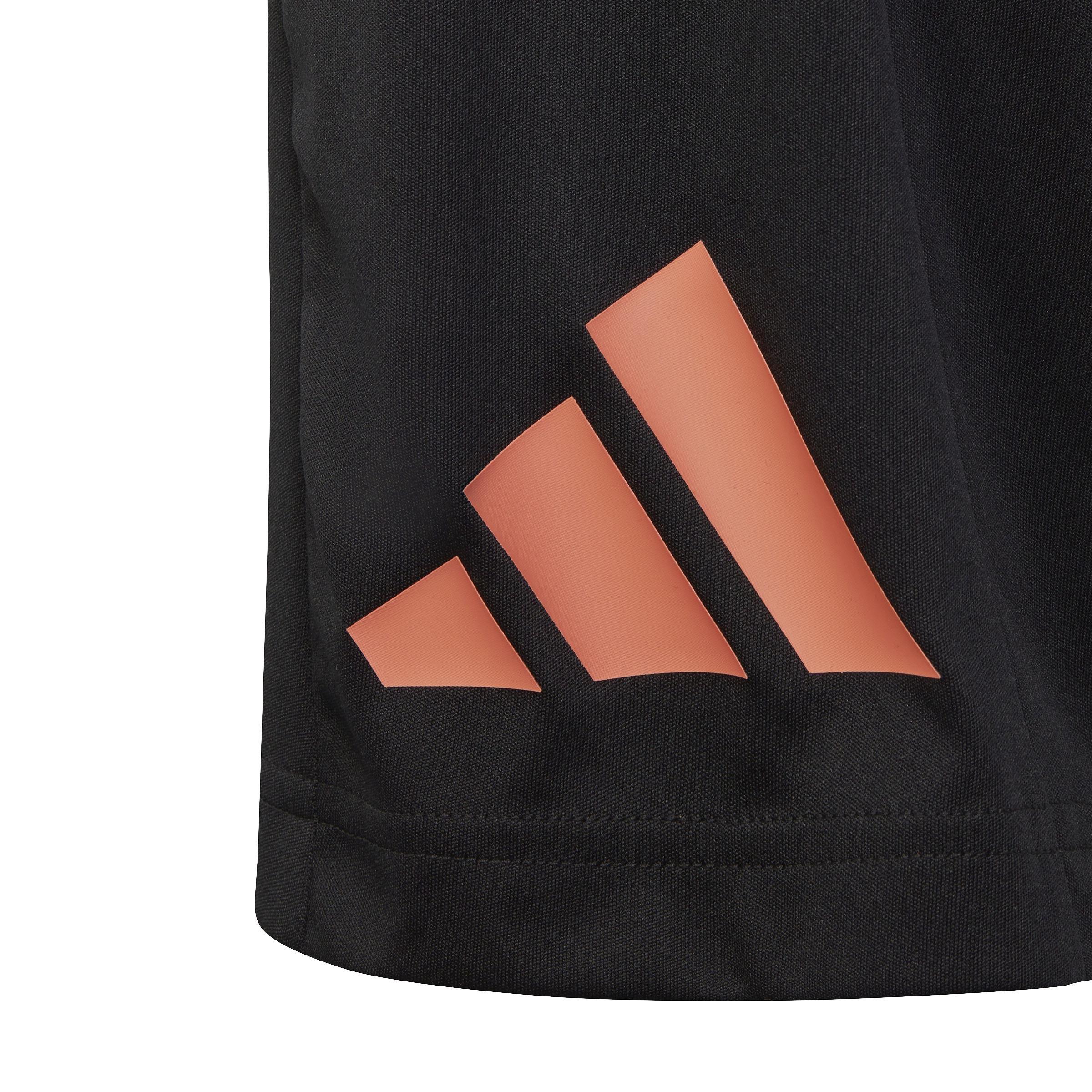 Unisex Kids Train Essentials Aeroready Logo Shorts, Black, , large image number 5