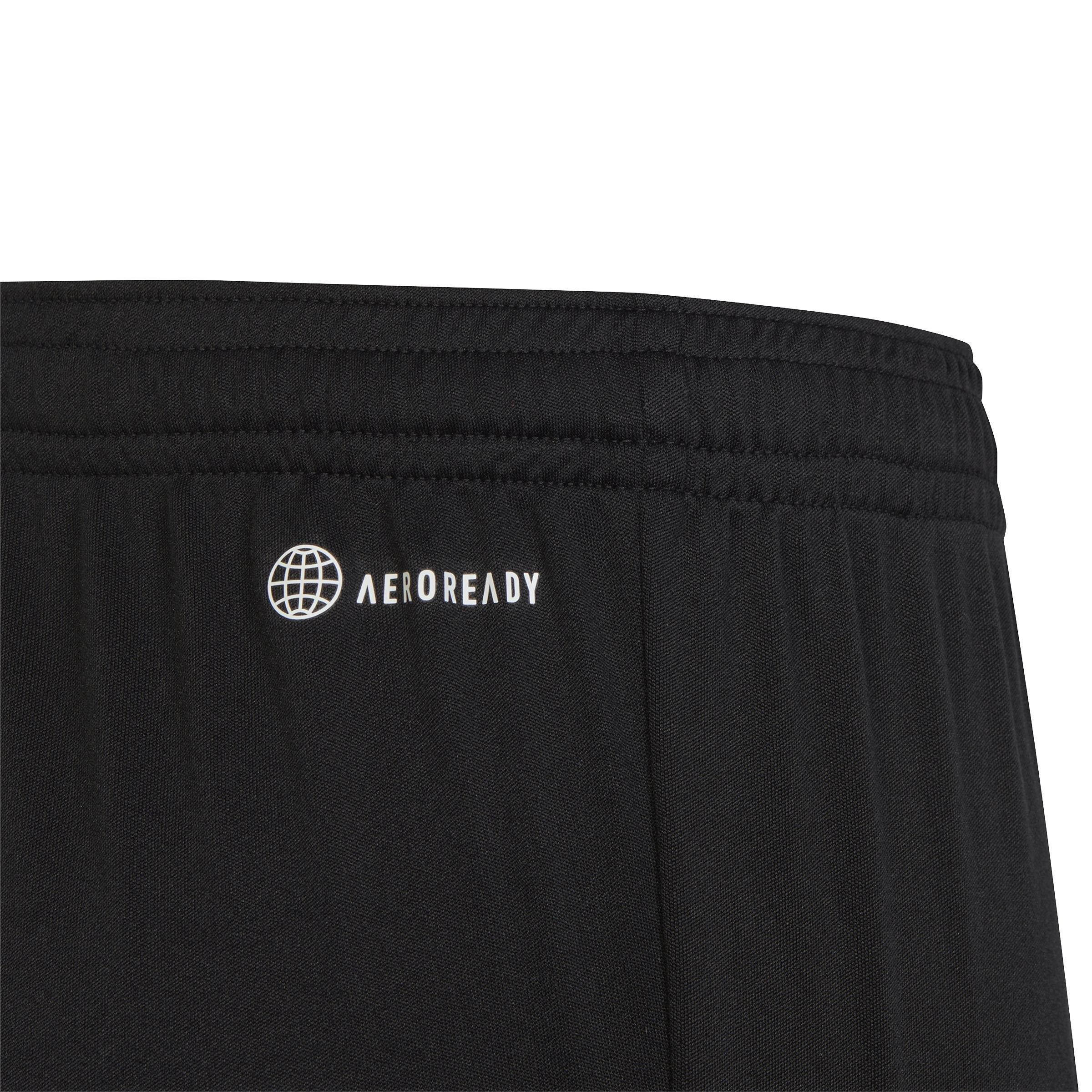 Unisex Kids Train Essentials Aeroready Logo Shorts, Black, , large image number 6