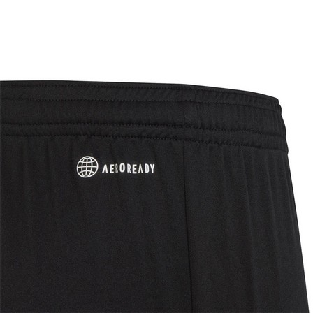 Kids Unisex Train Essentials Aeroready Logo Shorts, Black, A901_ONE, large image number 6