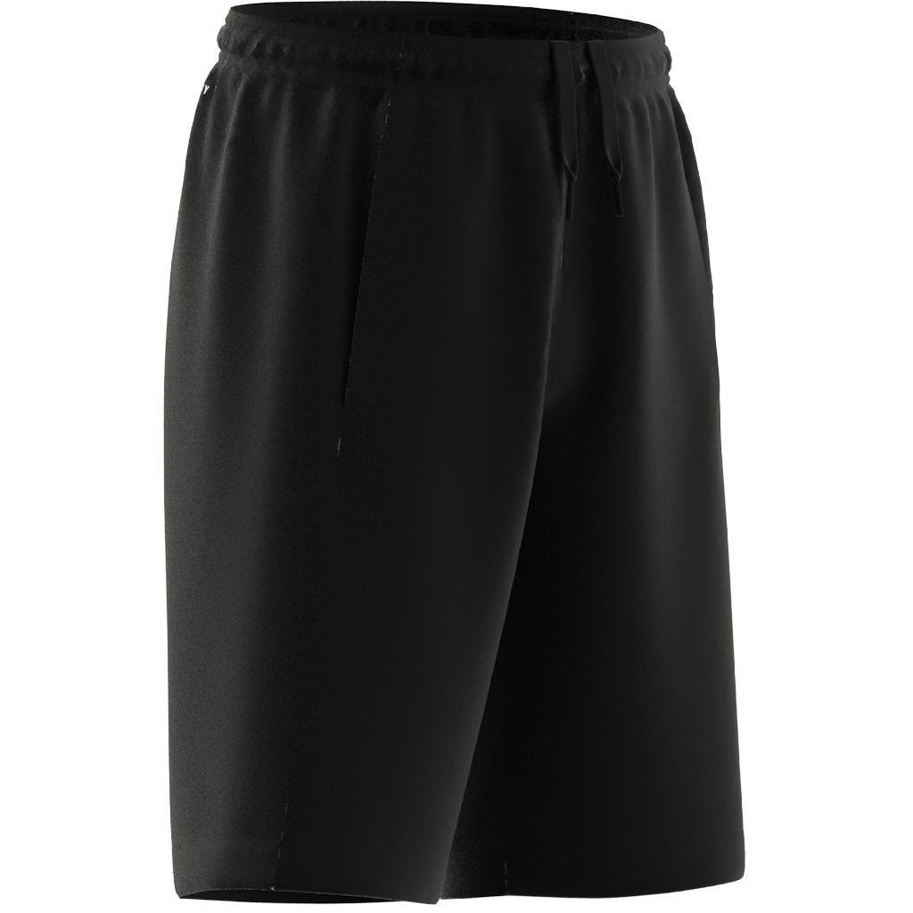 Unisex Train Essentials Aeroready Logo Shorts, Black, A901_ONE, large image number 8