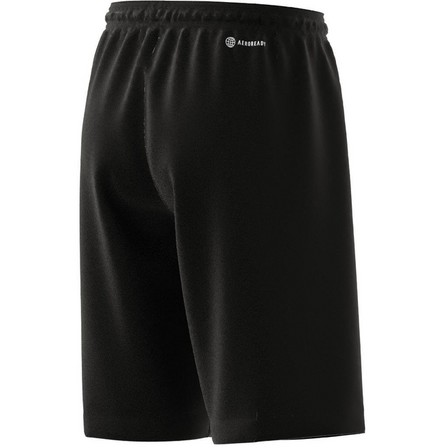 Kids Unisex Train Essentials Aeroready Logo Shorts, Black, A901_ONE, large image number 9