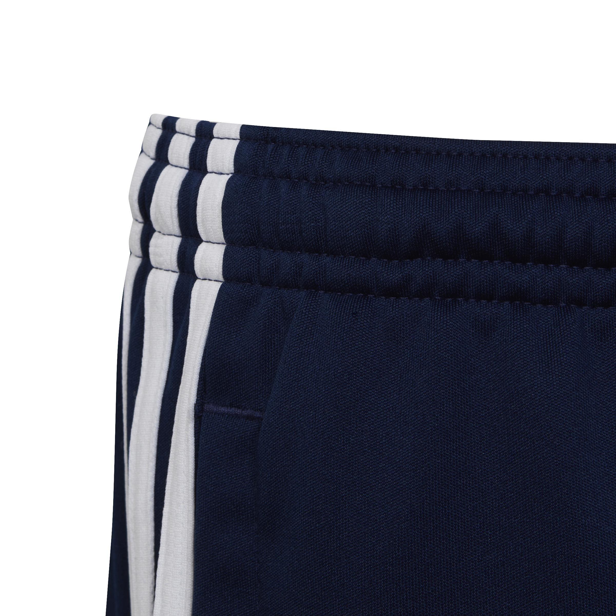 Unisex Kids Train Essentials AEROREADY 3-Stripes Regular-Fit Shorts, Blue, , large image number 3
