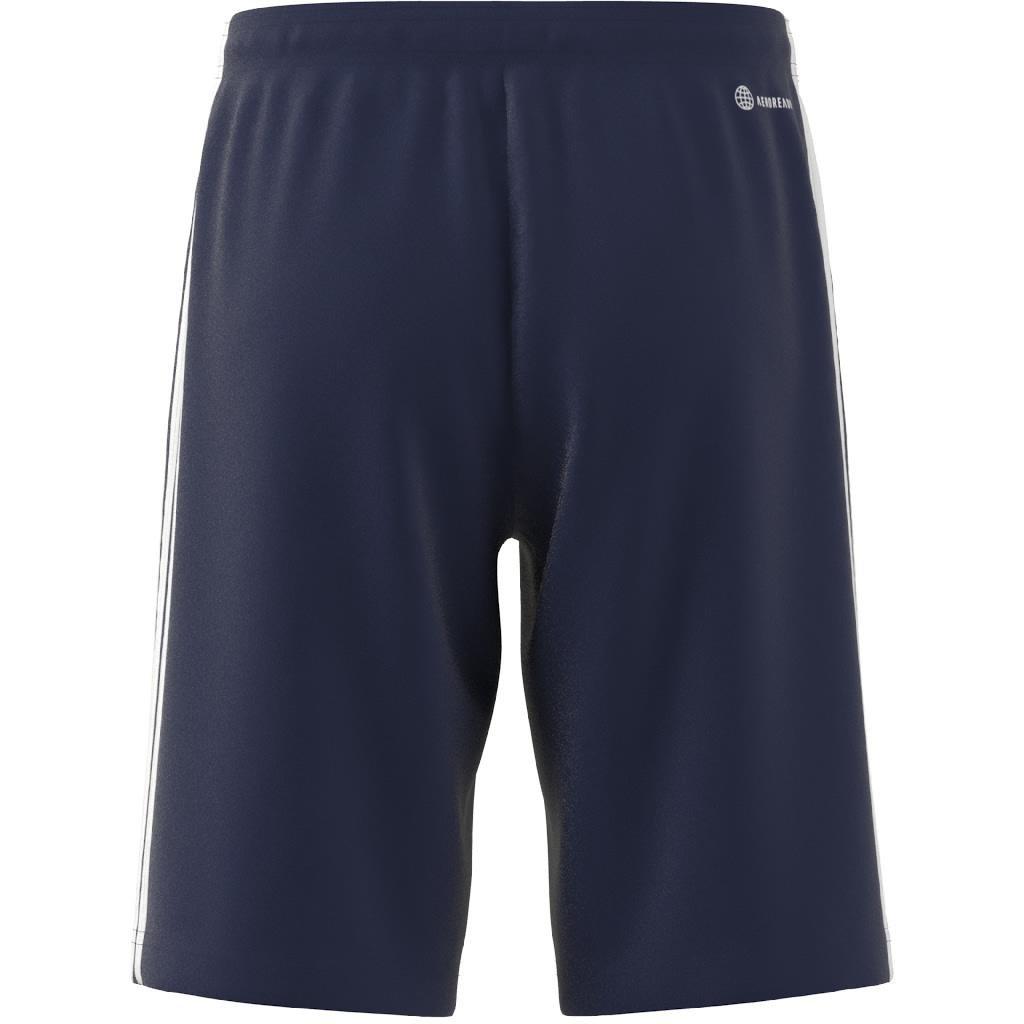 Unisex Kids Train Essentials AEROREADY 3-Stripes Regular-Fit Shorts, Blue, , large image number 13
