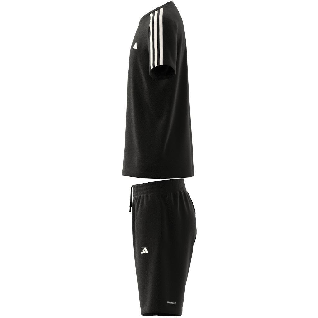 Unisex Kids Train Essentials Aeroready 3-Stripes Regular-Fit Training Set, Black, , large image number 12