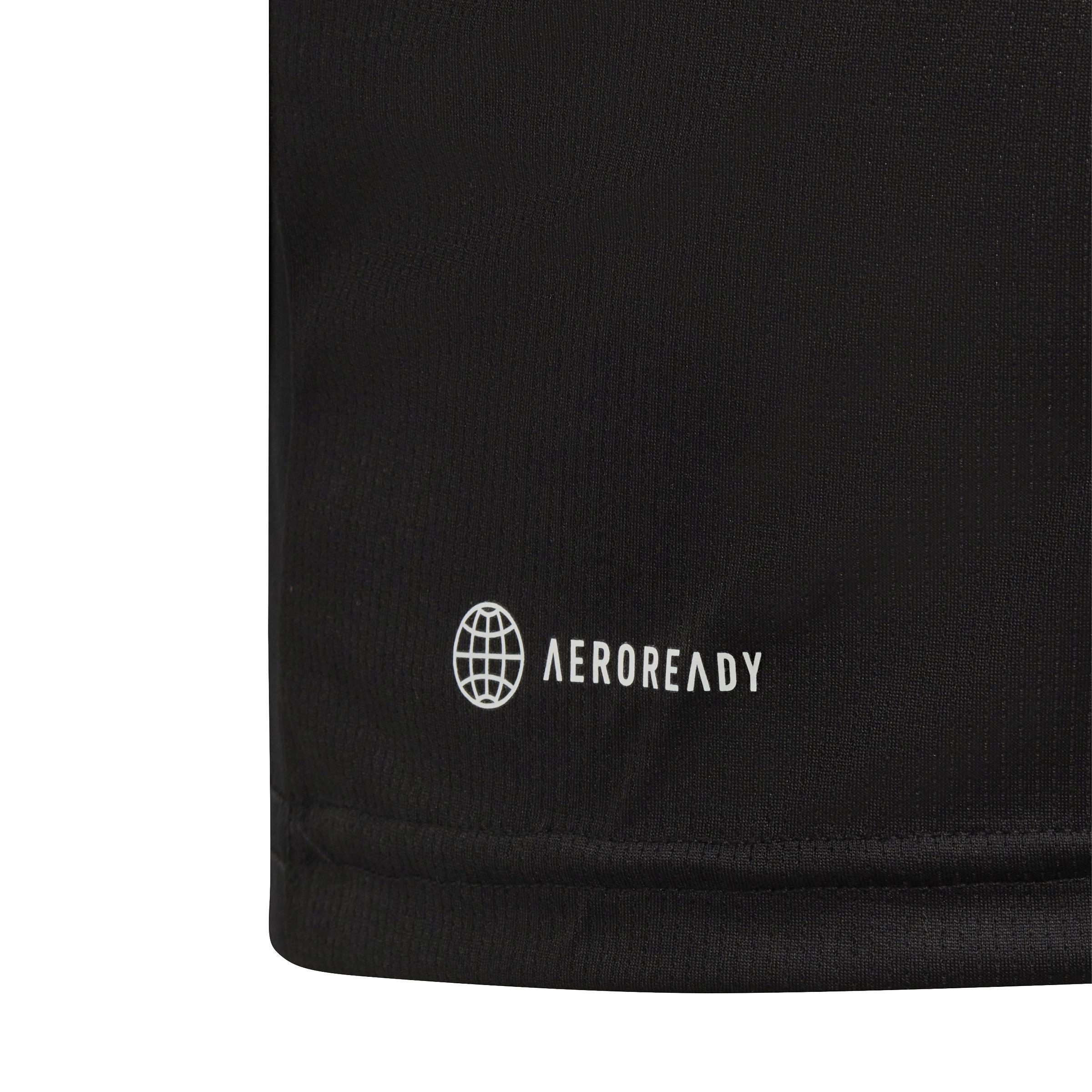 Kids Train Essentials AEROREADY 3-Stripes Regular-Fit T-Shirt, Black, , large image number 3