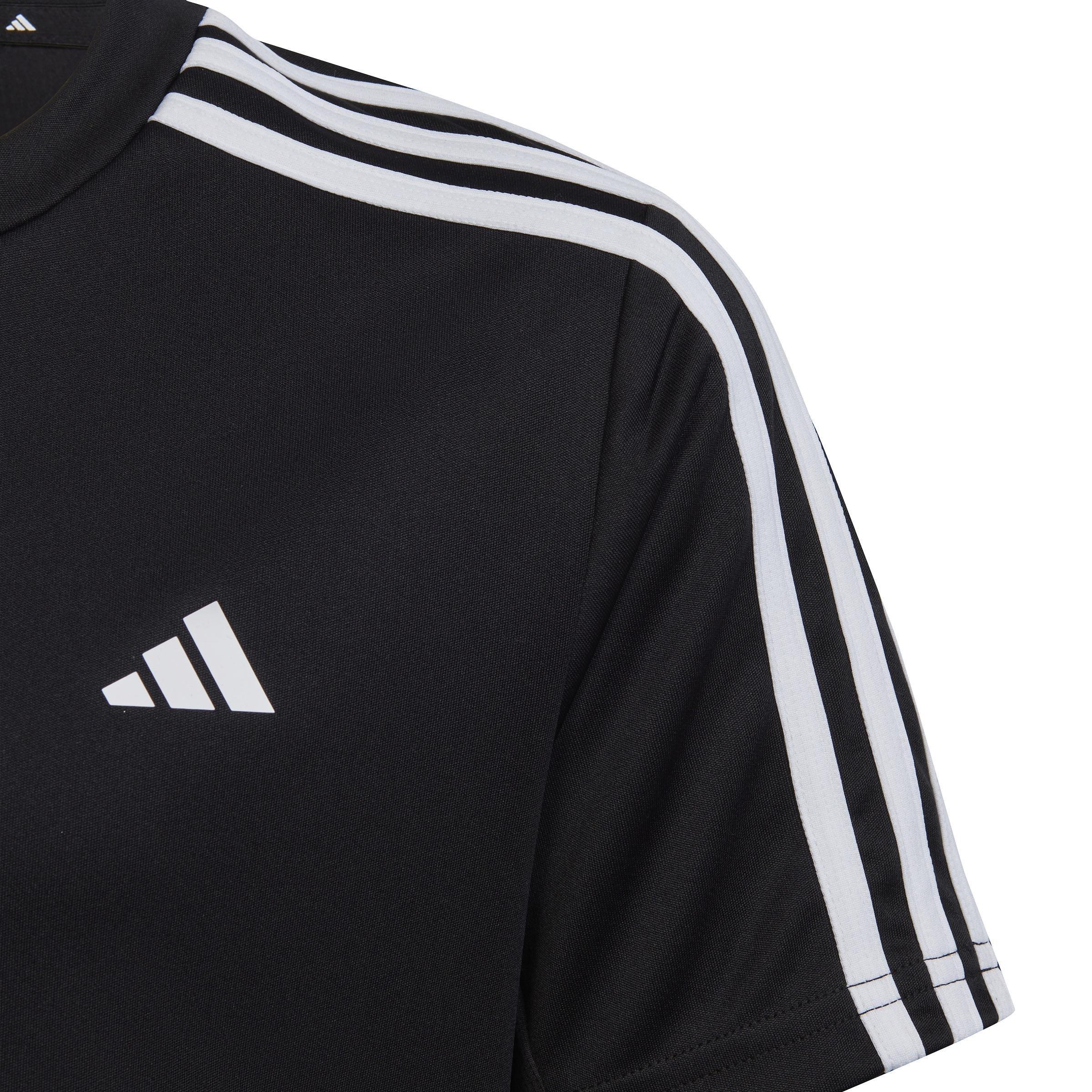 Kids Train Essentials AEROREADY 3-Stripes Regular-Fit T-Shirt, Black, , large image number 5