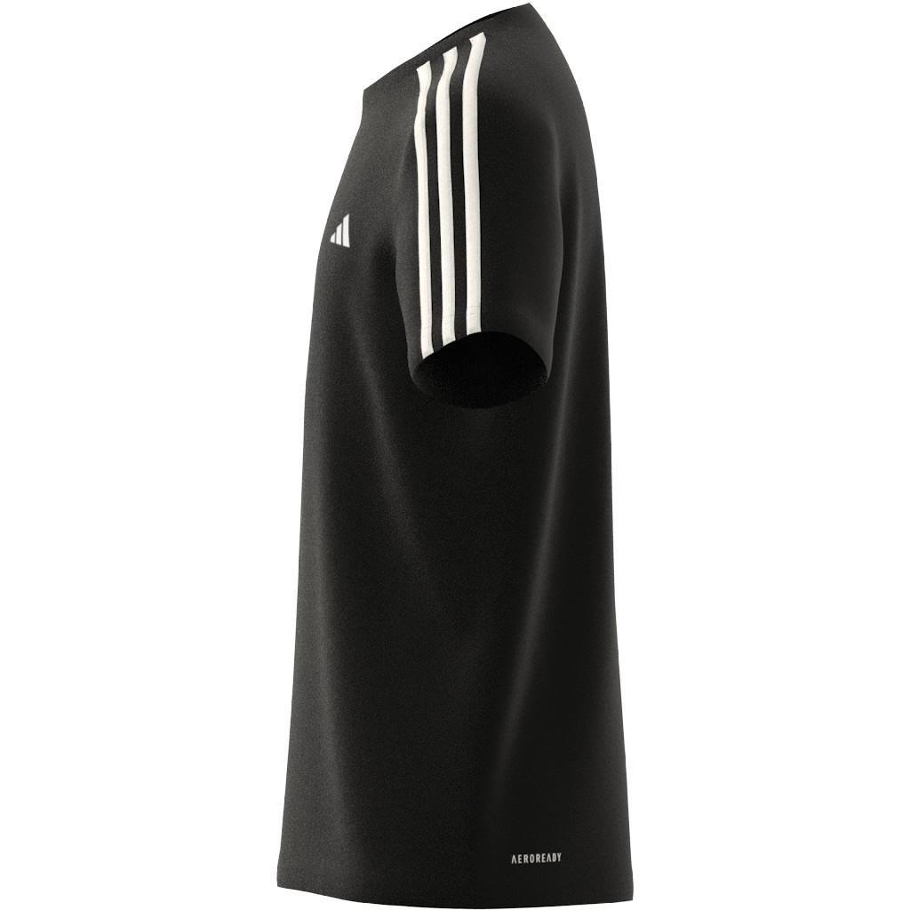 Kids Train Essentials AEROREADY 3-Stripes Regular-Fit T-Shirt, Black, , large image number 11