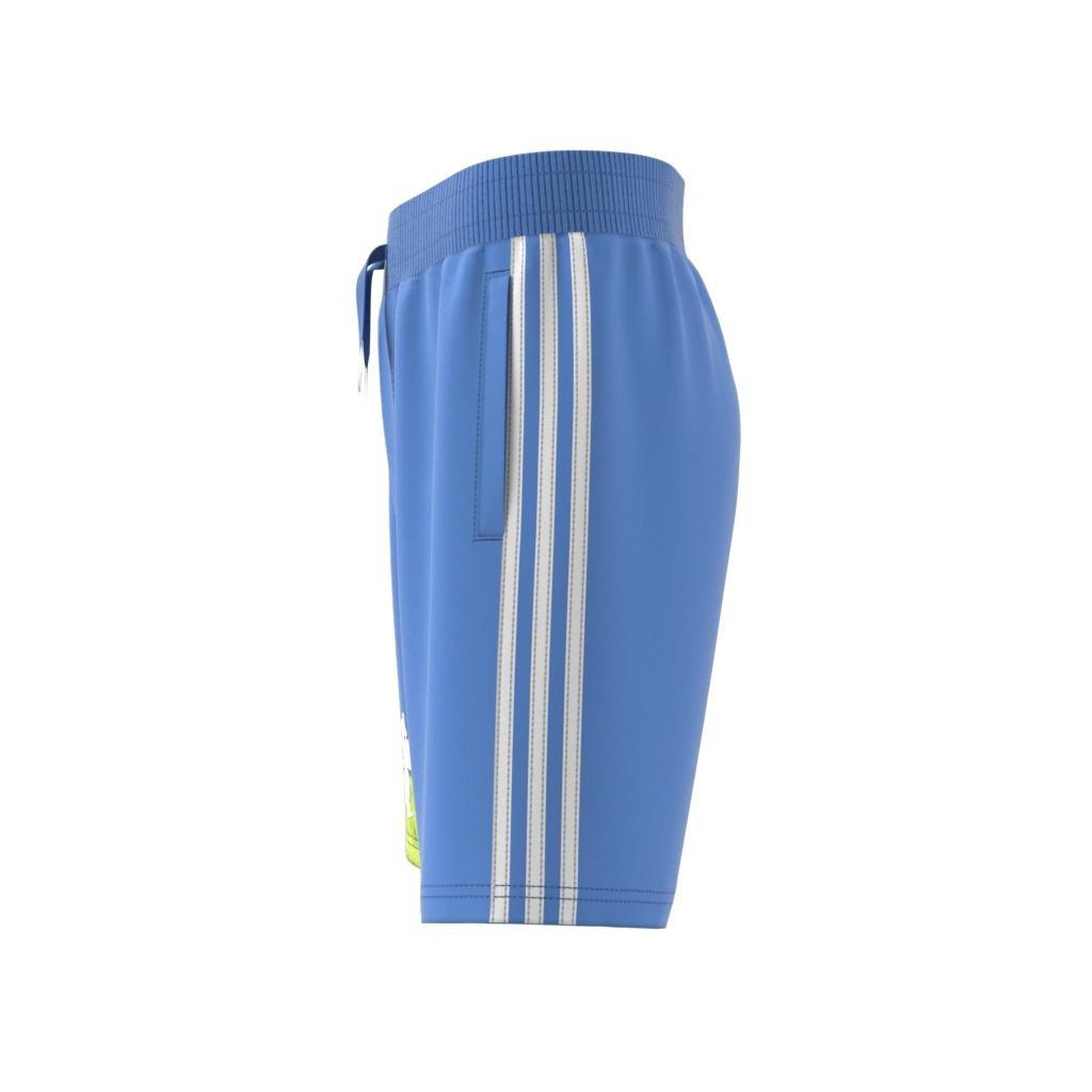 Unisex Kids adidas Originals x Moomin Shorts, Blue, A901_ONE, large image number 12