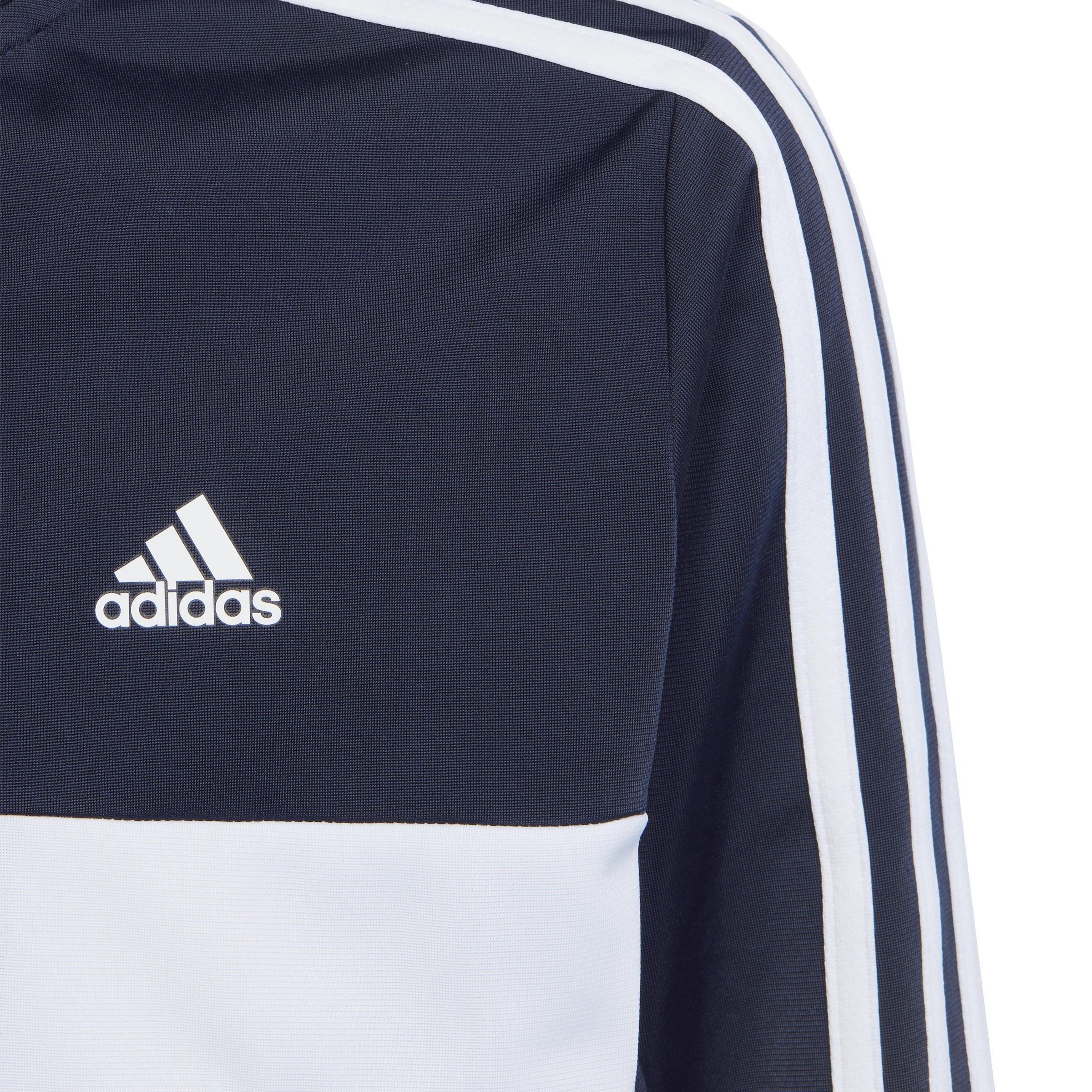 Unisex Kids Essentials 3-Stripes Tiberio Tracksuit, Blue, A901_ONE, large image number 3