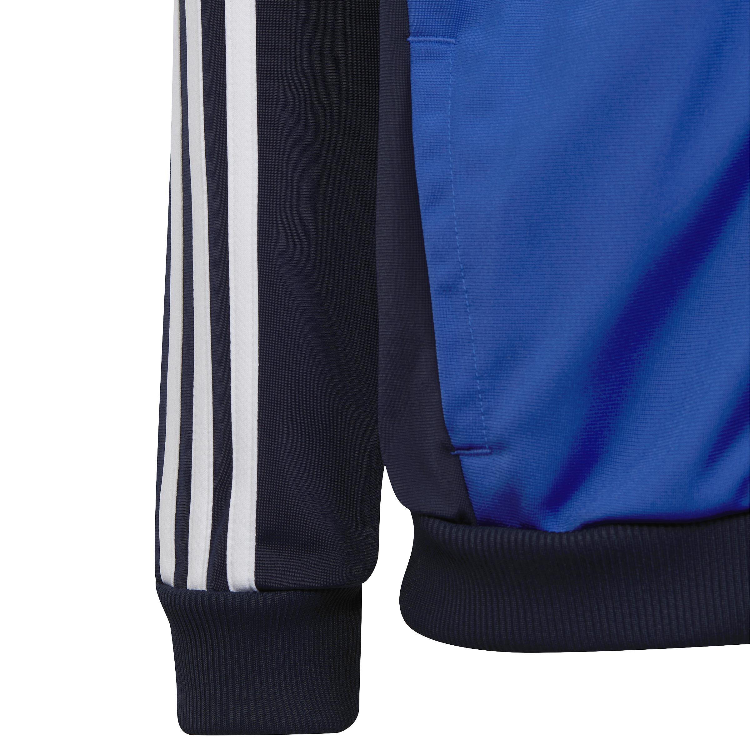 Unisex Kids Essentials 3-Stripes Tiberio Tracksuit, Blue, A901_ONE, large image number 4
