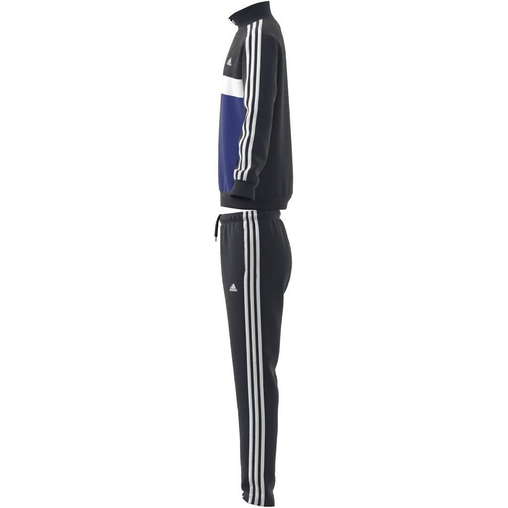 Unisex Kids Essentials 3-Stripes Tiberio Tracksuit, Blue, A901_ONE, large image number 10