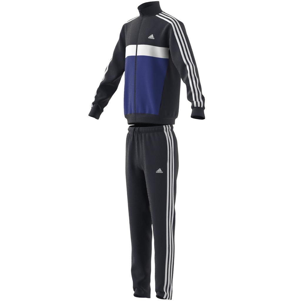 Unisex Kids Essentials 3-Stripes Tiberio Tracksuit, Blue, A901_ONE, large image number 11