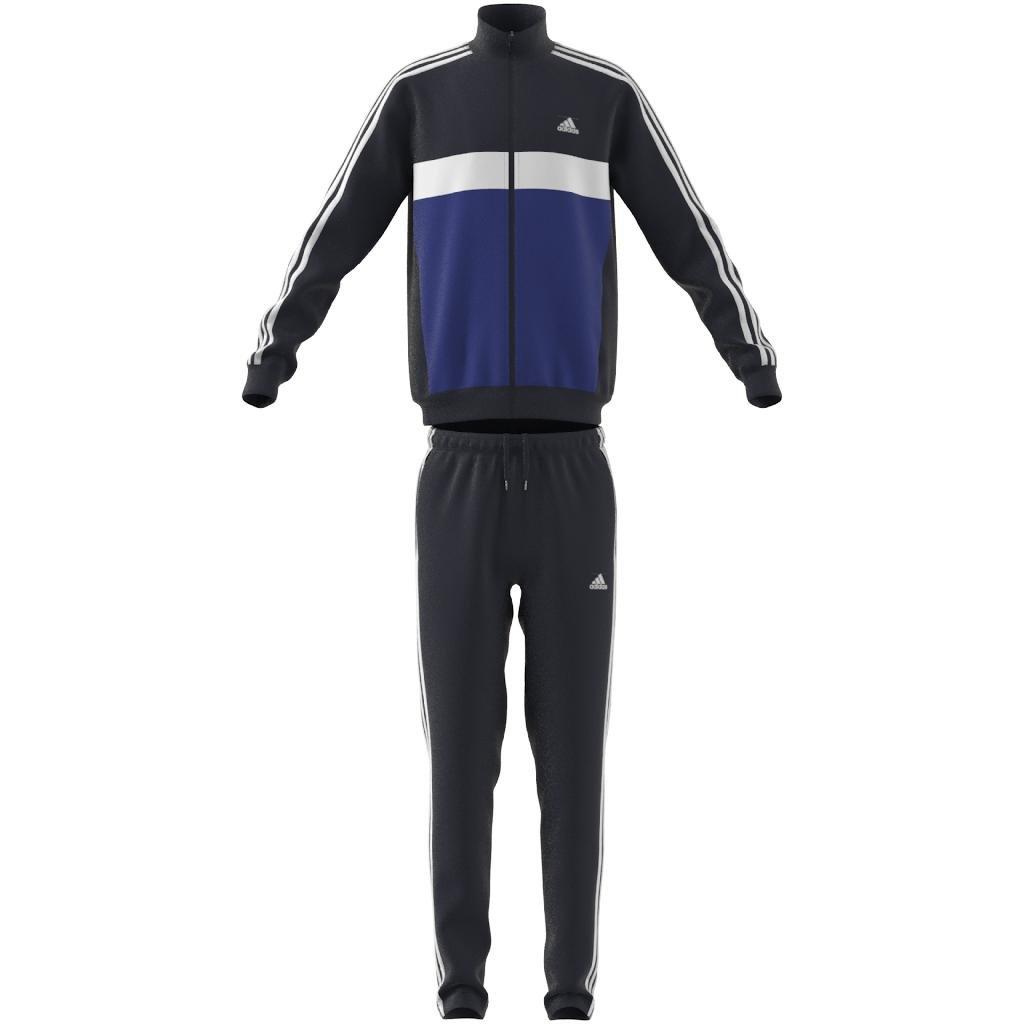 Unisex Kids Essentials 3-Stripes Tiberio Tracksuit, Blue, A901_ONE, large image number 13