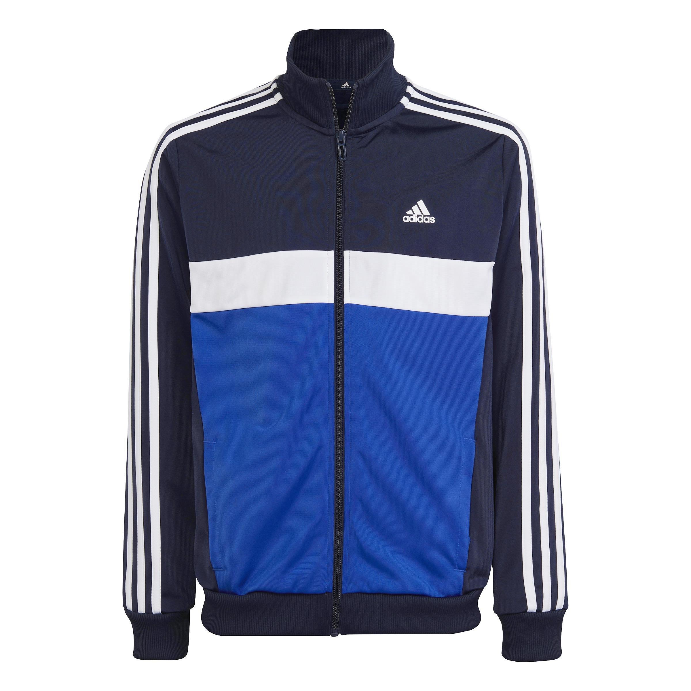 Unisex Kids Essentials 3-Stripes Tiberio Tracksuit, Blue, A901_ONE, large image number 14