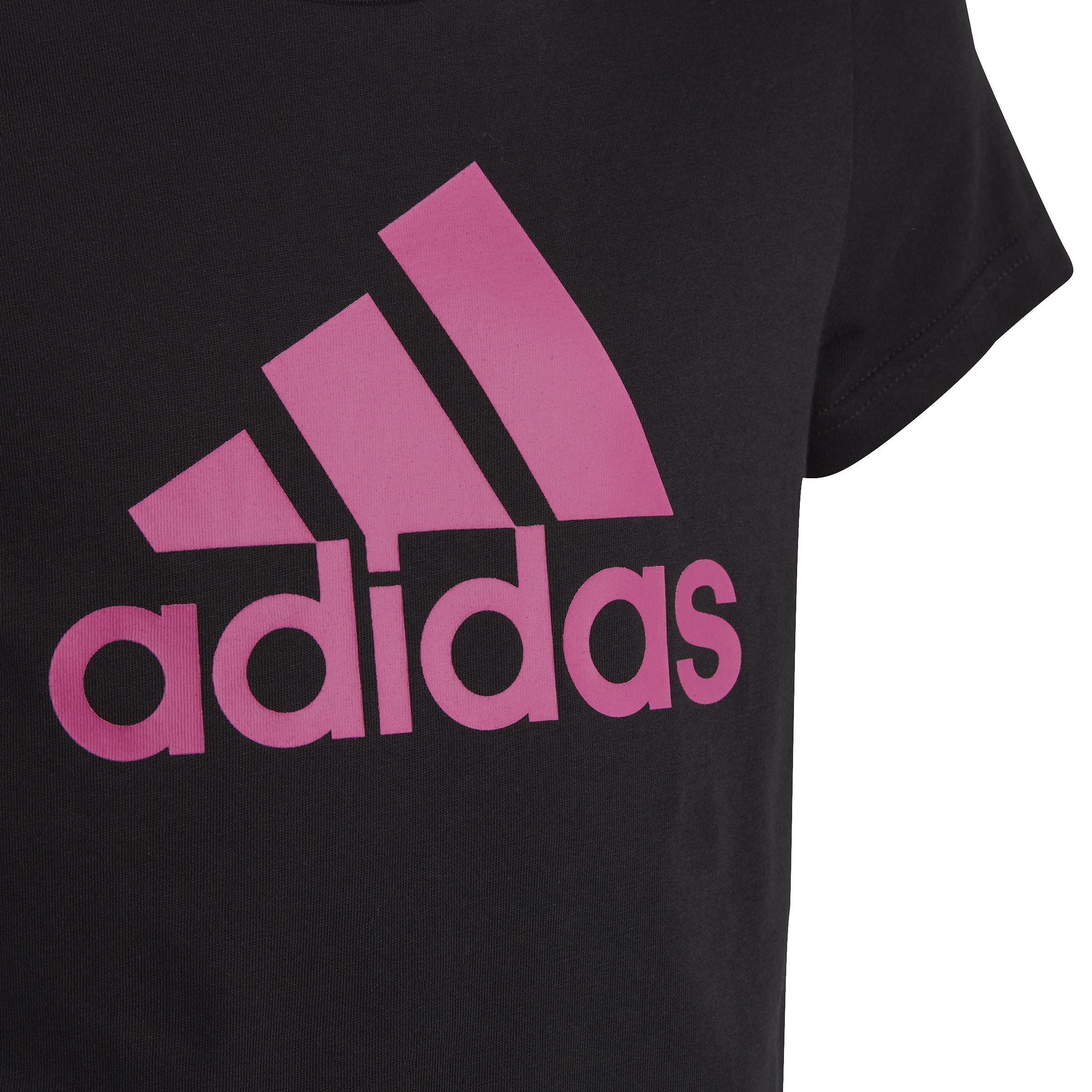 Kids Essentials Big Logo Cotton T-Shirt, Black, , large image number 4