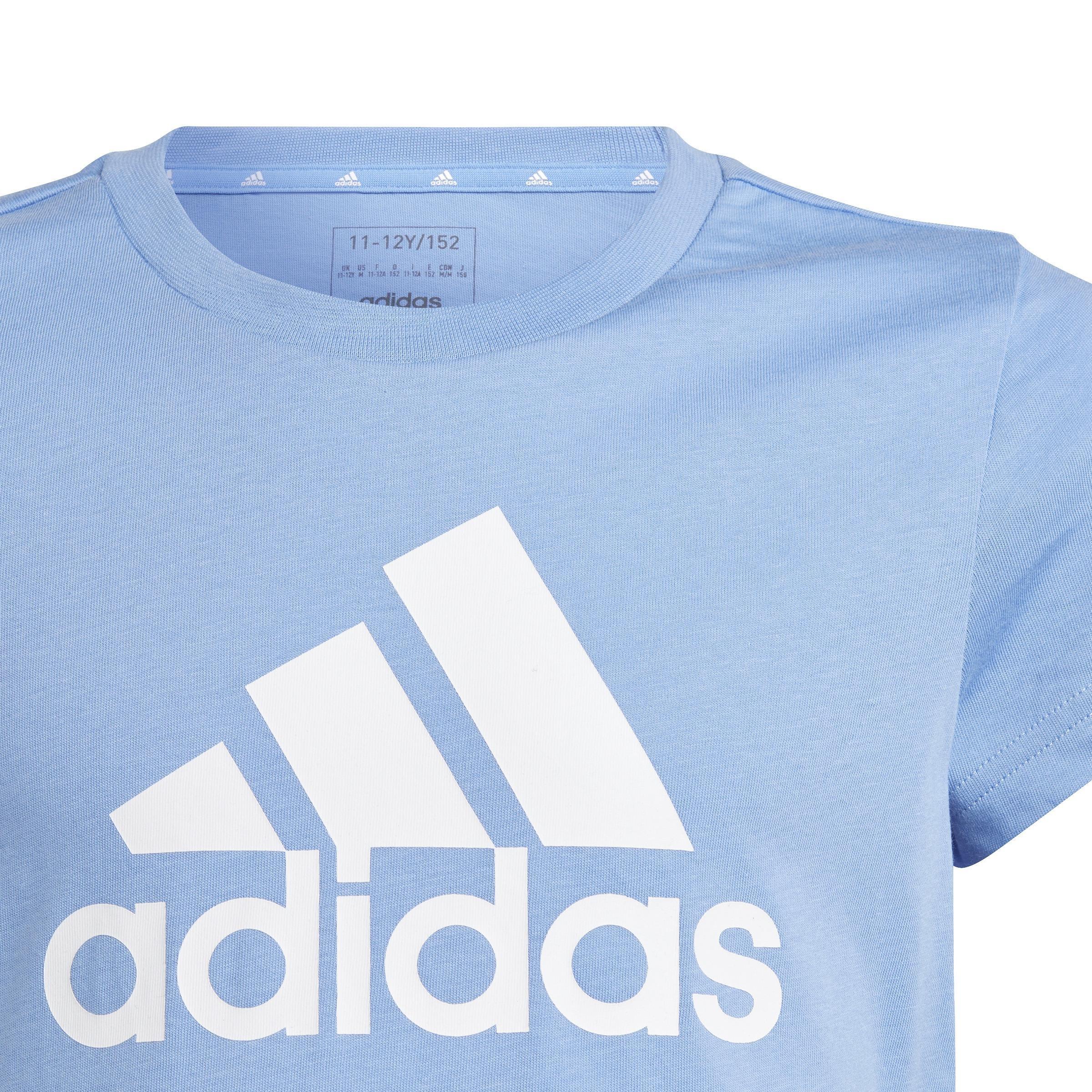 Kids Essentials Big Logo Cotton T-Shirt, Blue, , large image number 3