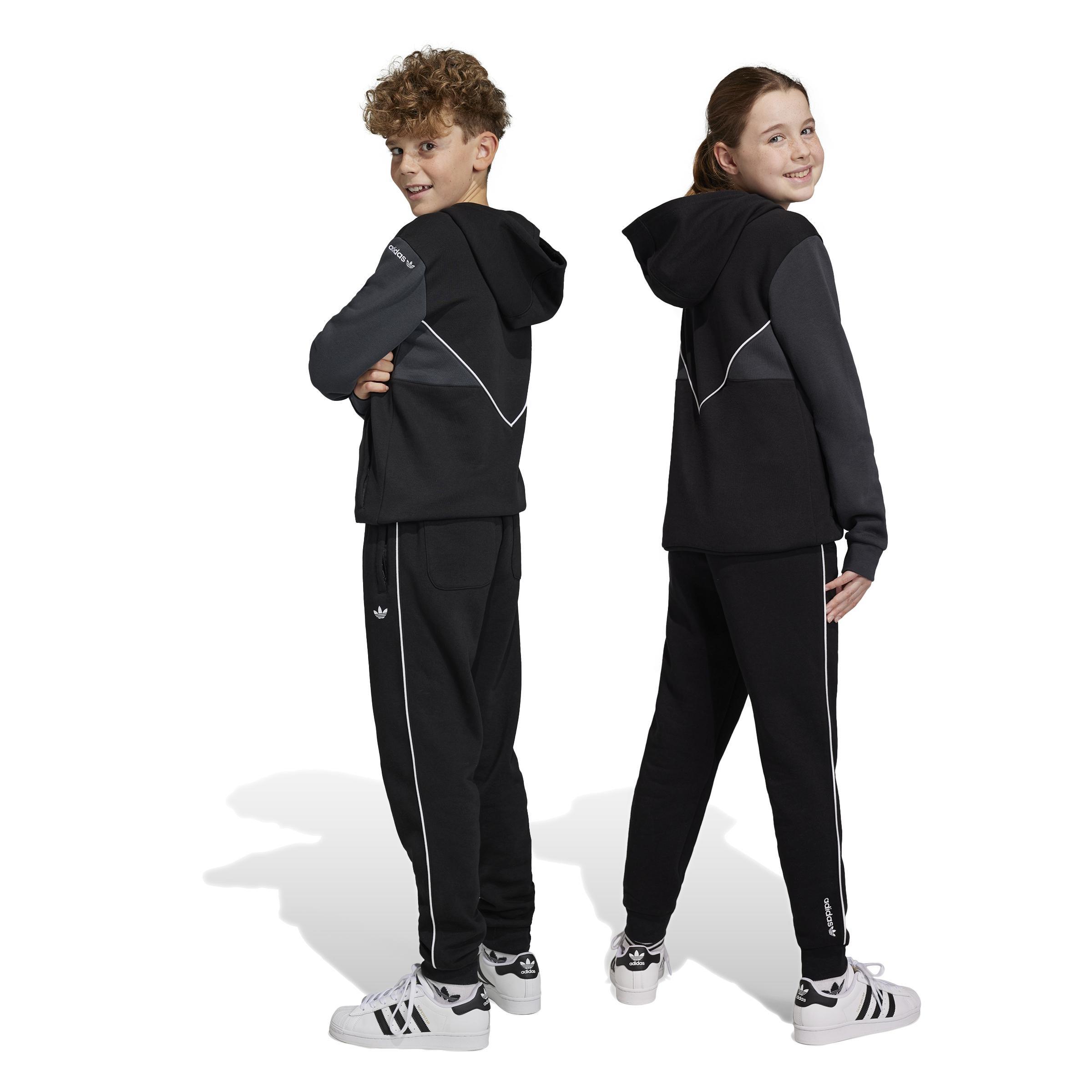 Unisex Kids Adicolor Joggers, Black, , large image number 2