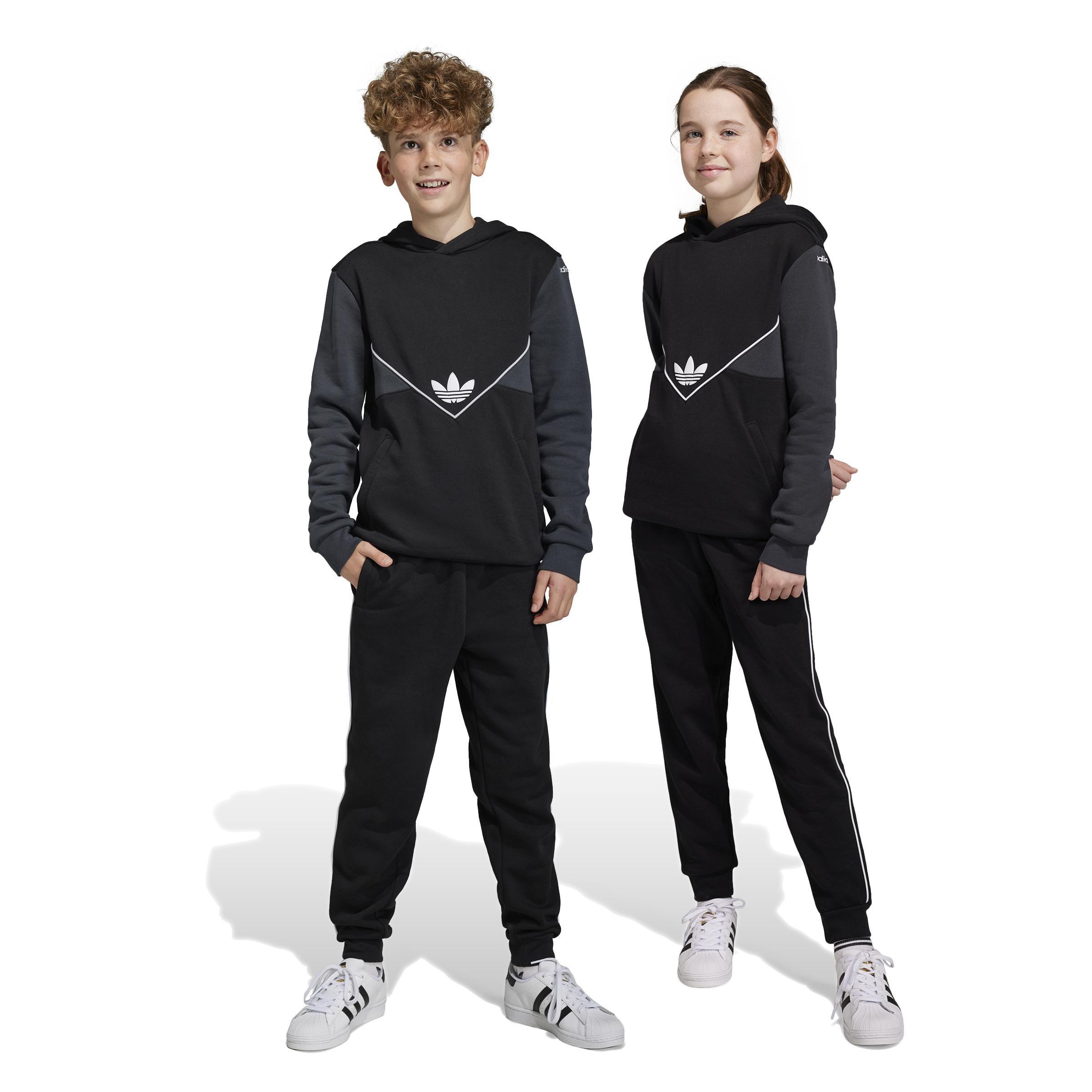 Unisex Kids Adicolor Joggers, Black, , large image number 7