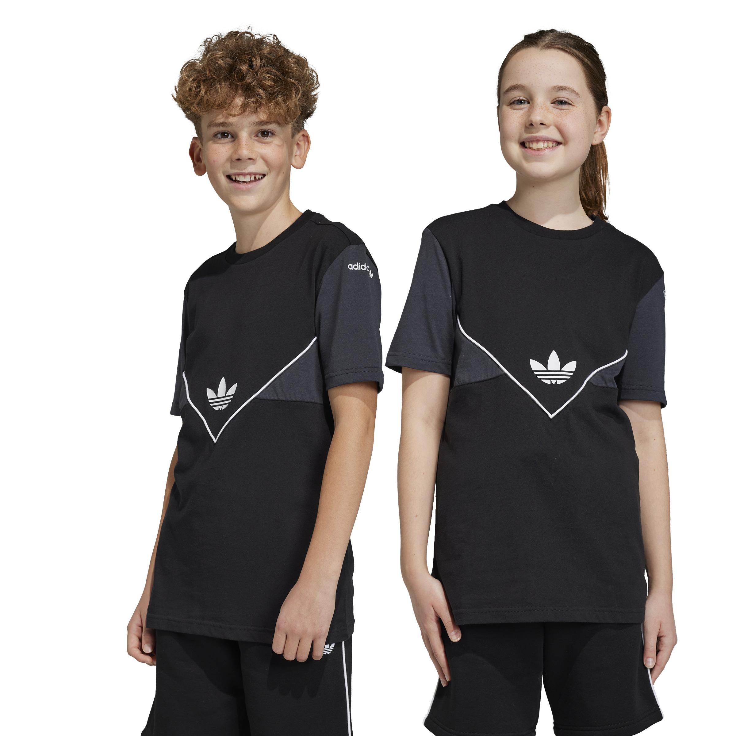Unisex Kids Adicolor T-Shirt, Black, , large image number 10