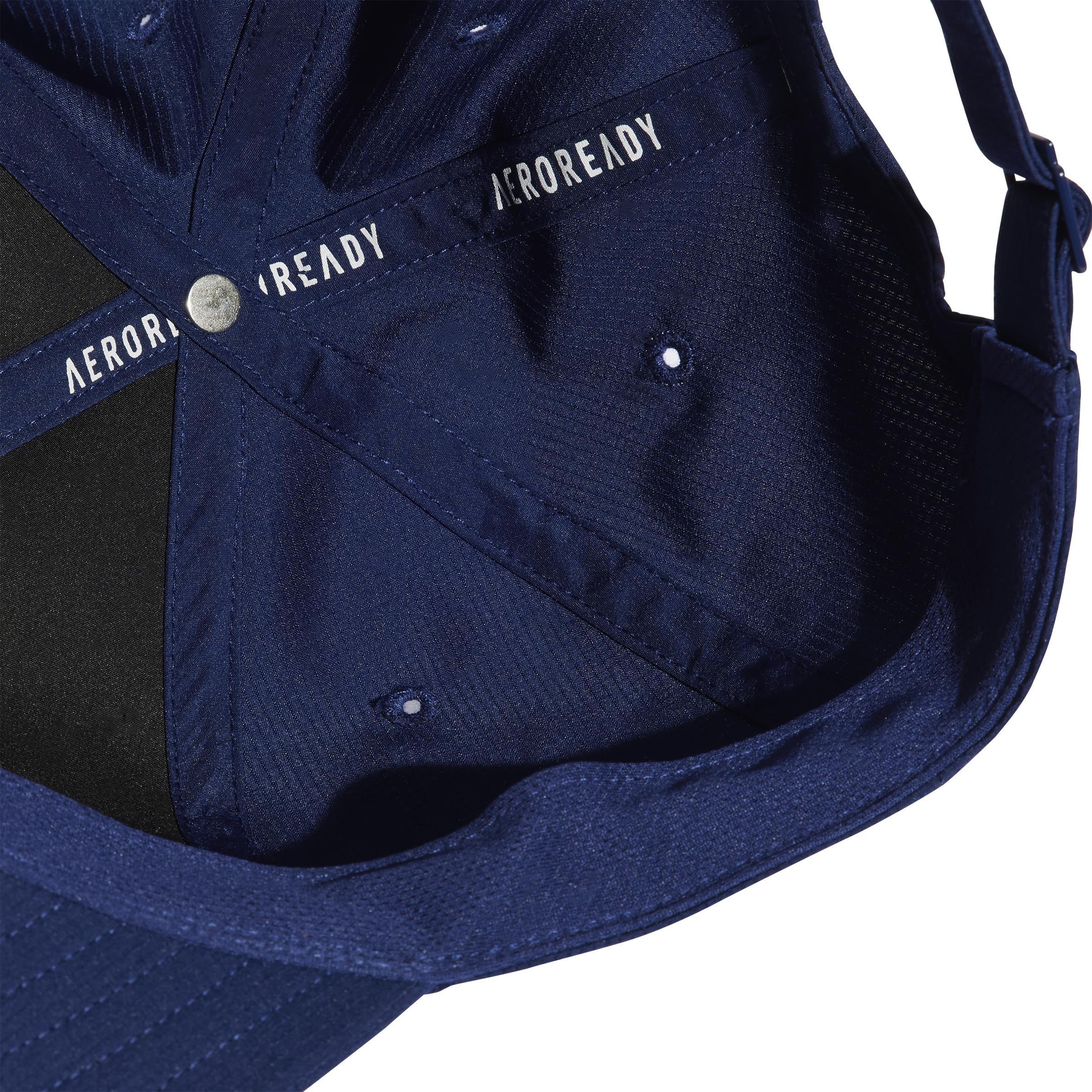 Unisex Essential Aeroready Cap, Blue, , large image number 2