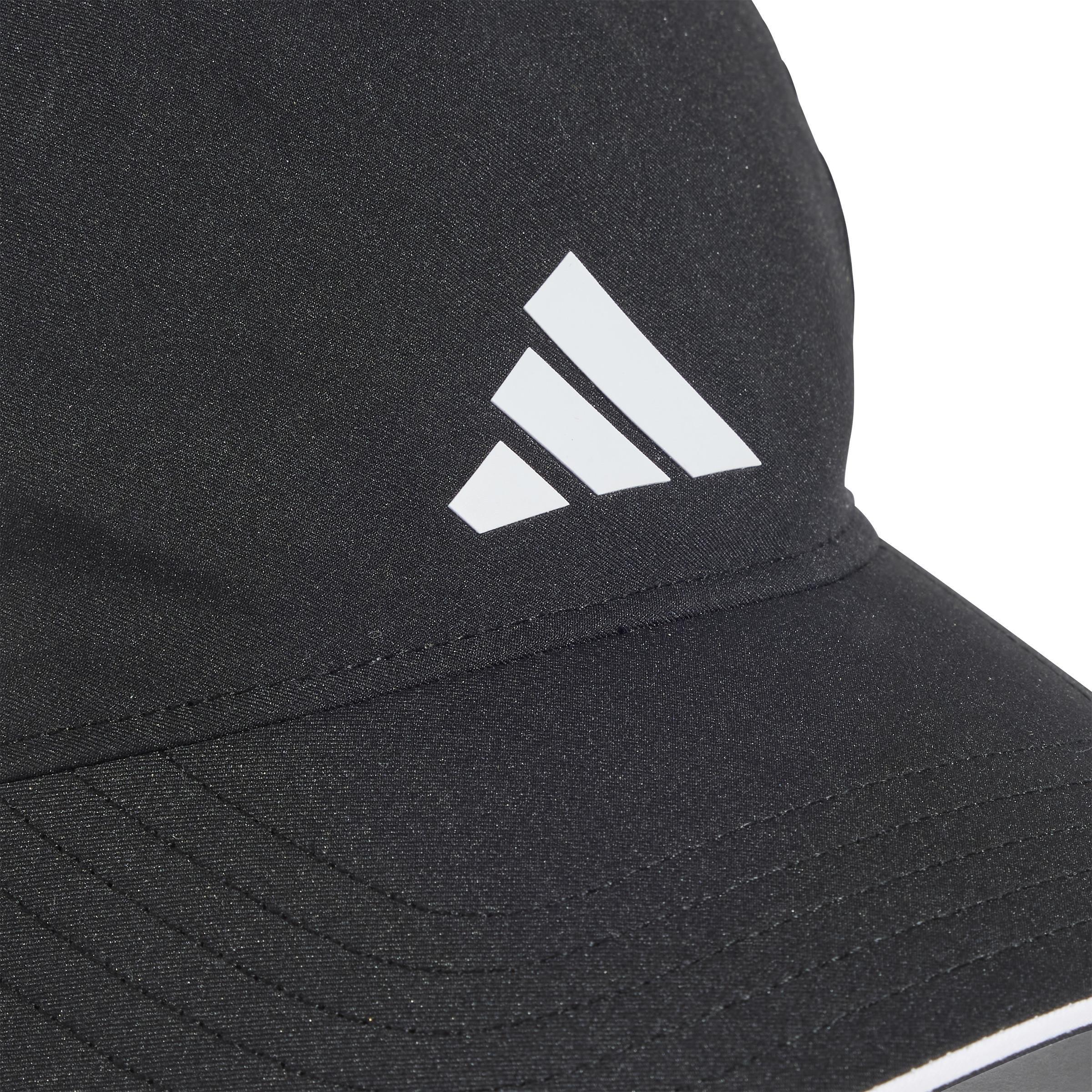 Unisex AEROREADY Training Running Baseball Cap, Black, A901_ONE, large image number 0