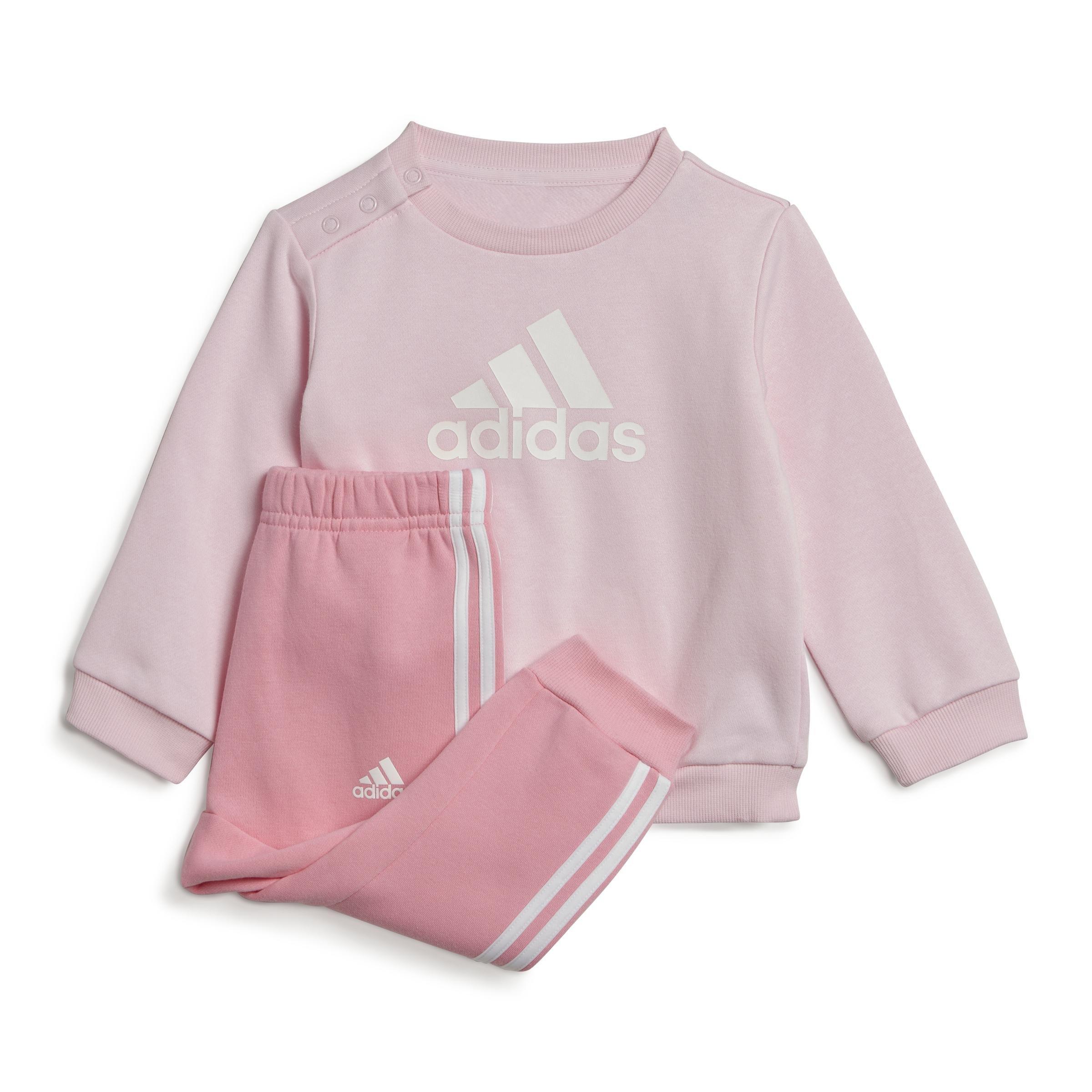 Kids Unisex Badge Of Sport Jogger Set, Pink, A901_ONE, large image number 0