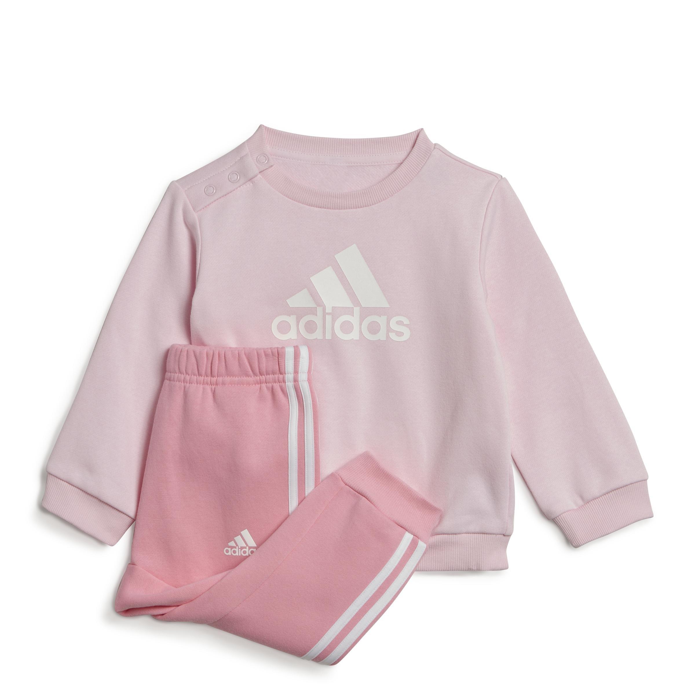 Kids Unisex Badge Of Sport Jogger Set, Pink, A901_ONE, large image number 1