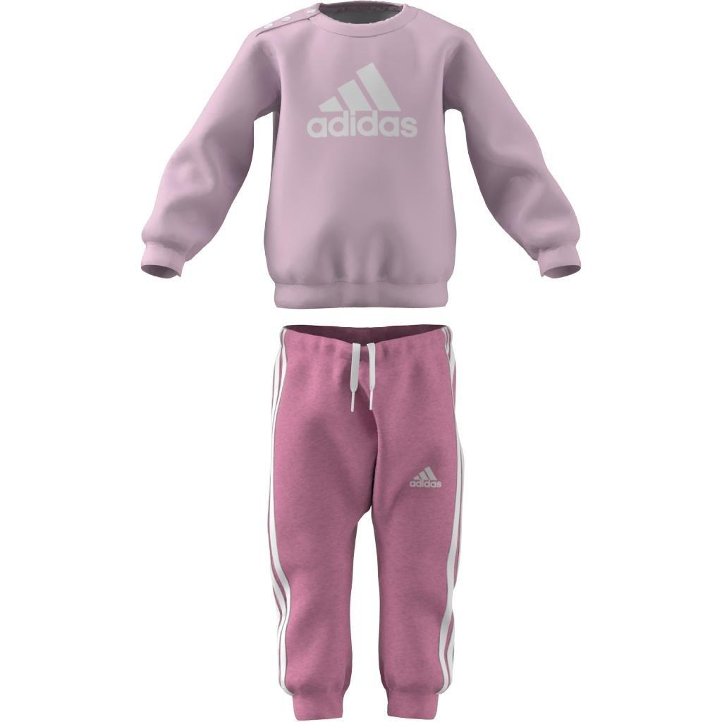 Kids Unisex Badge Of Sport Jogger Set, Pink, A901_ONE, large image number 8