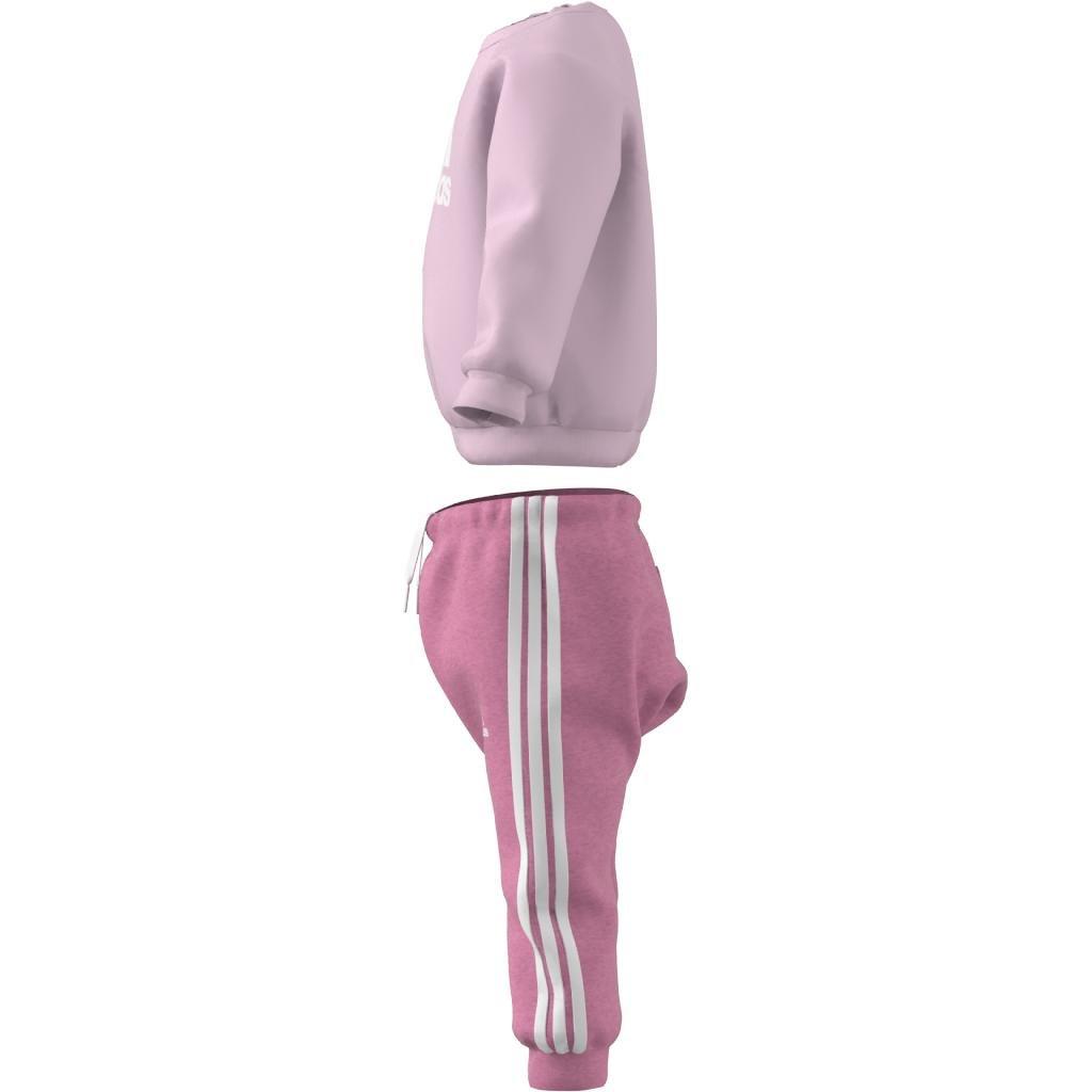 Kids Unisex Badge Of Sport Jogger Set, Pink, A901_ONE, large image number 12