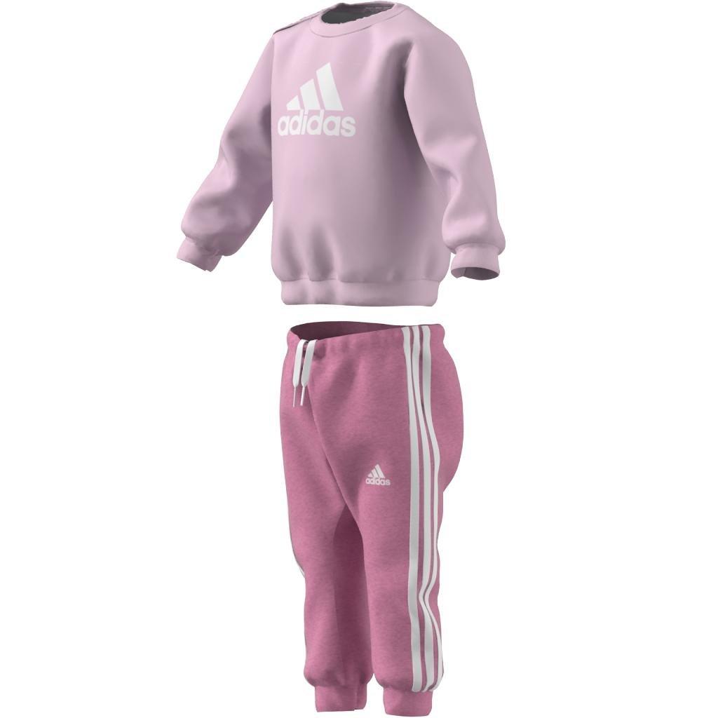 Kids Unisex Badge Of Sport Jogger Set, Pink, A901_ONE, large image number 14