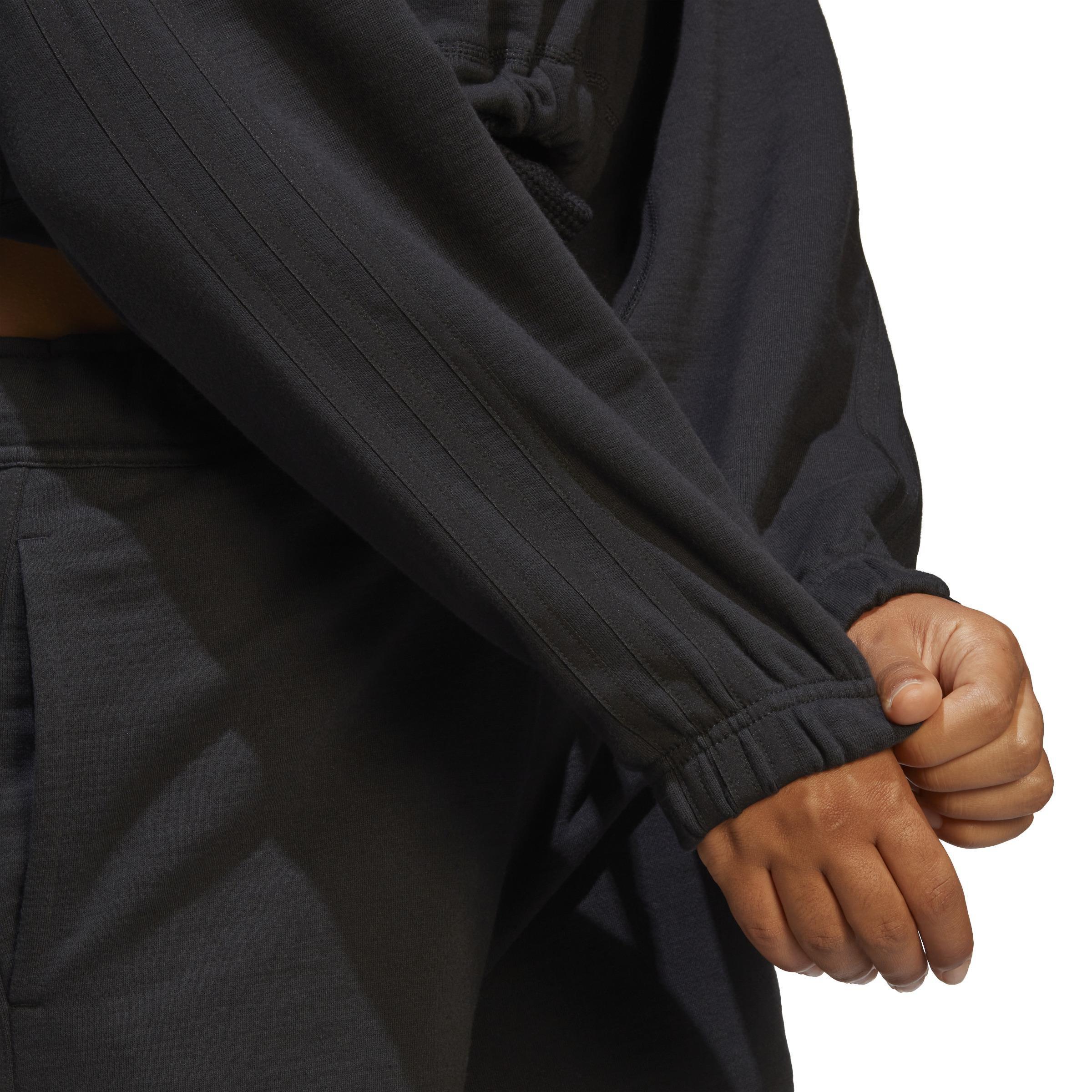 Dance Crop Versatile Sweatshirt, Black, A901_ONE, large image number 4