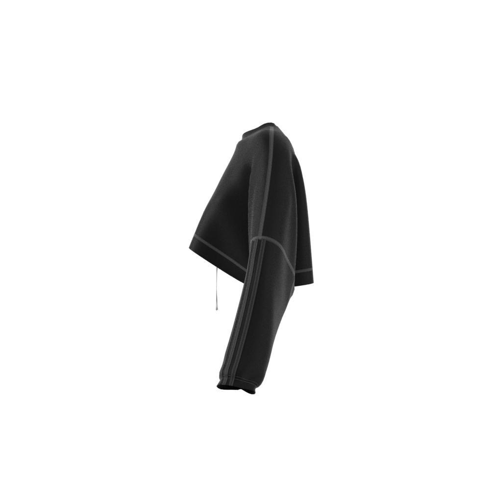 Dance Crop Versatile Sweatshirt, Black, , large image number 14