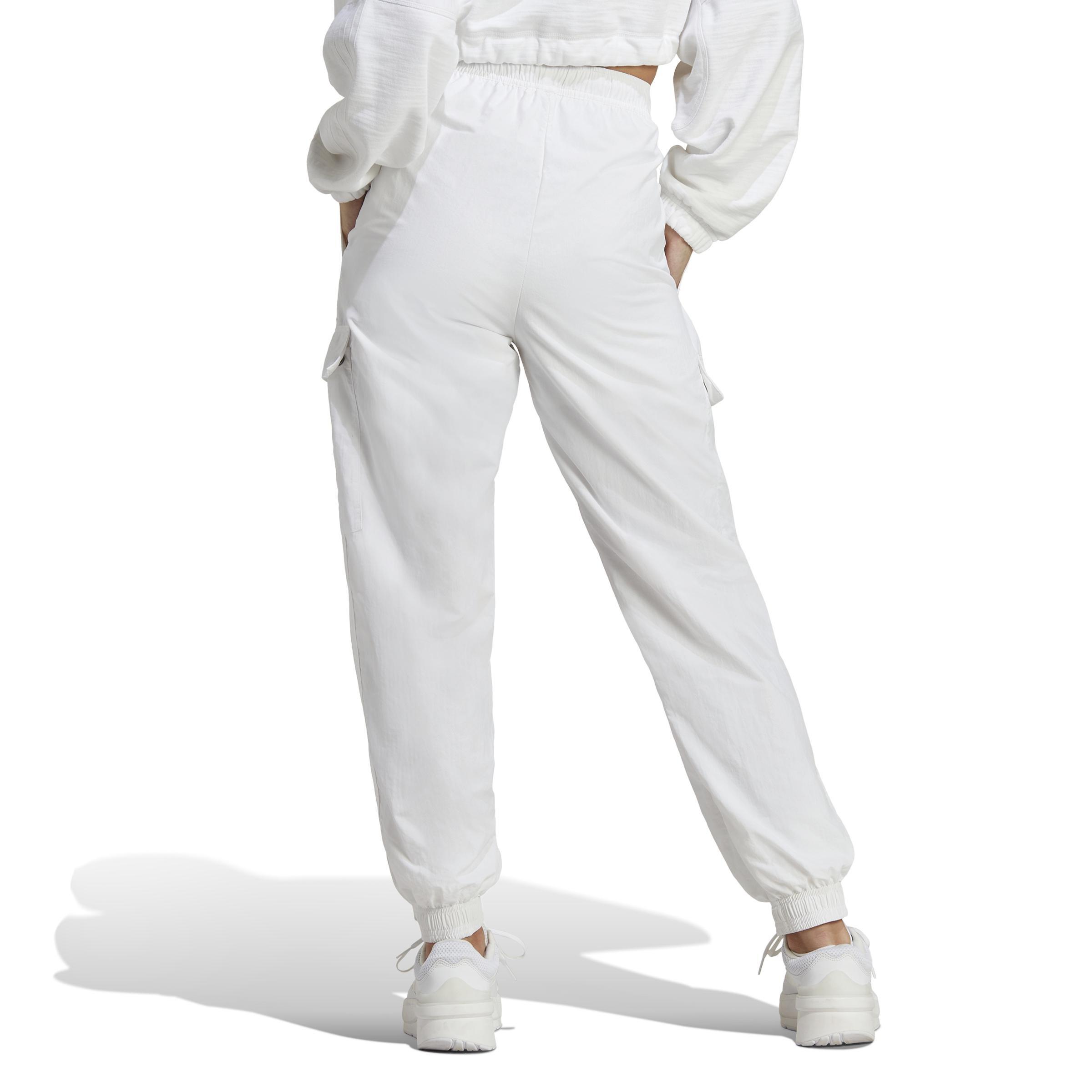Dance Woven Versatile Cargo Tracksuit Bottoms, White, A901_ONE, large image number 2