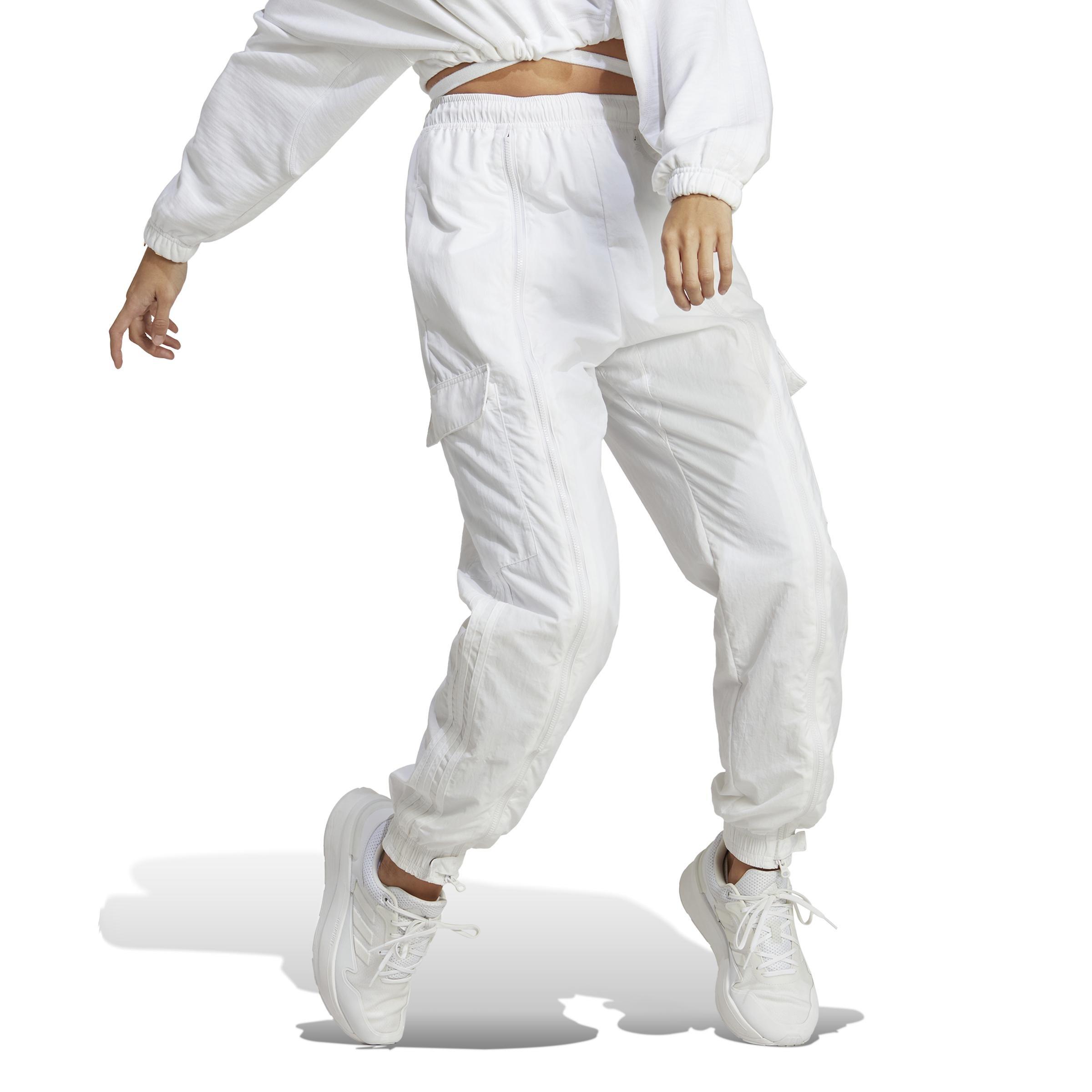 Dance Woven Versatile Cargo Tracksuit Bottoms, White, A901_ONE, large image number 10
