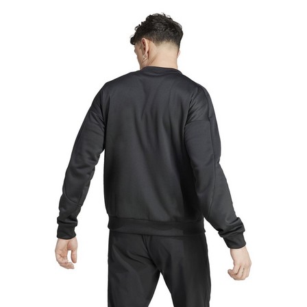 Men City Escape Aeroready Warming Track Top, Black, A901_ONE, large image number 3