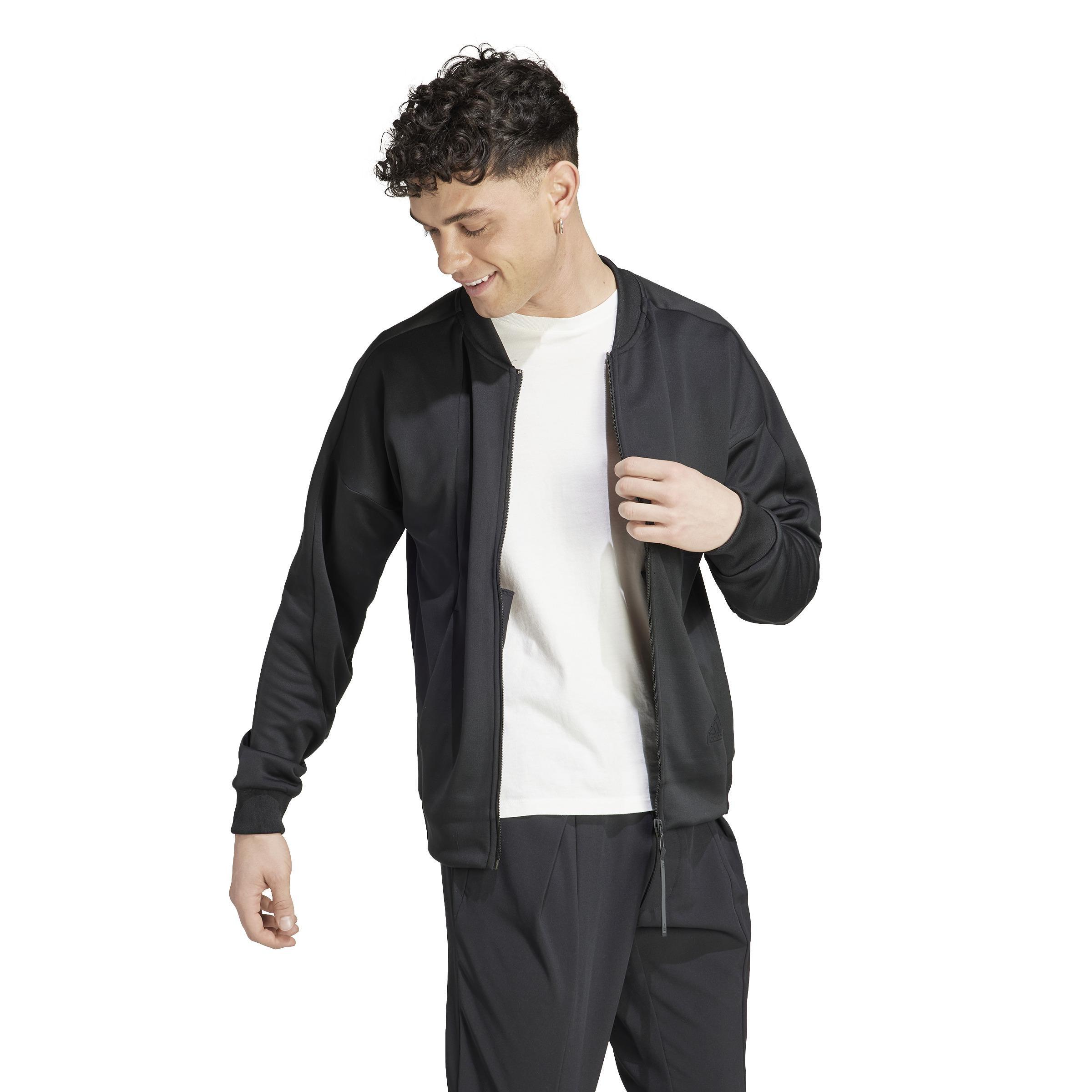 City Escape Aeroready Warming Track Top, Black, A901_ONE, large image number 7