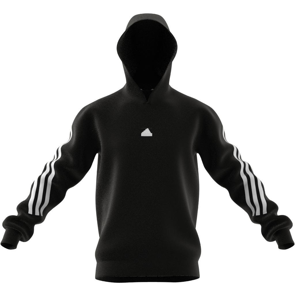 Future Icons 3-Stripes Hoodie, Black, , large image number 2