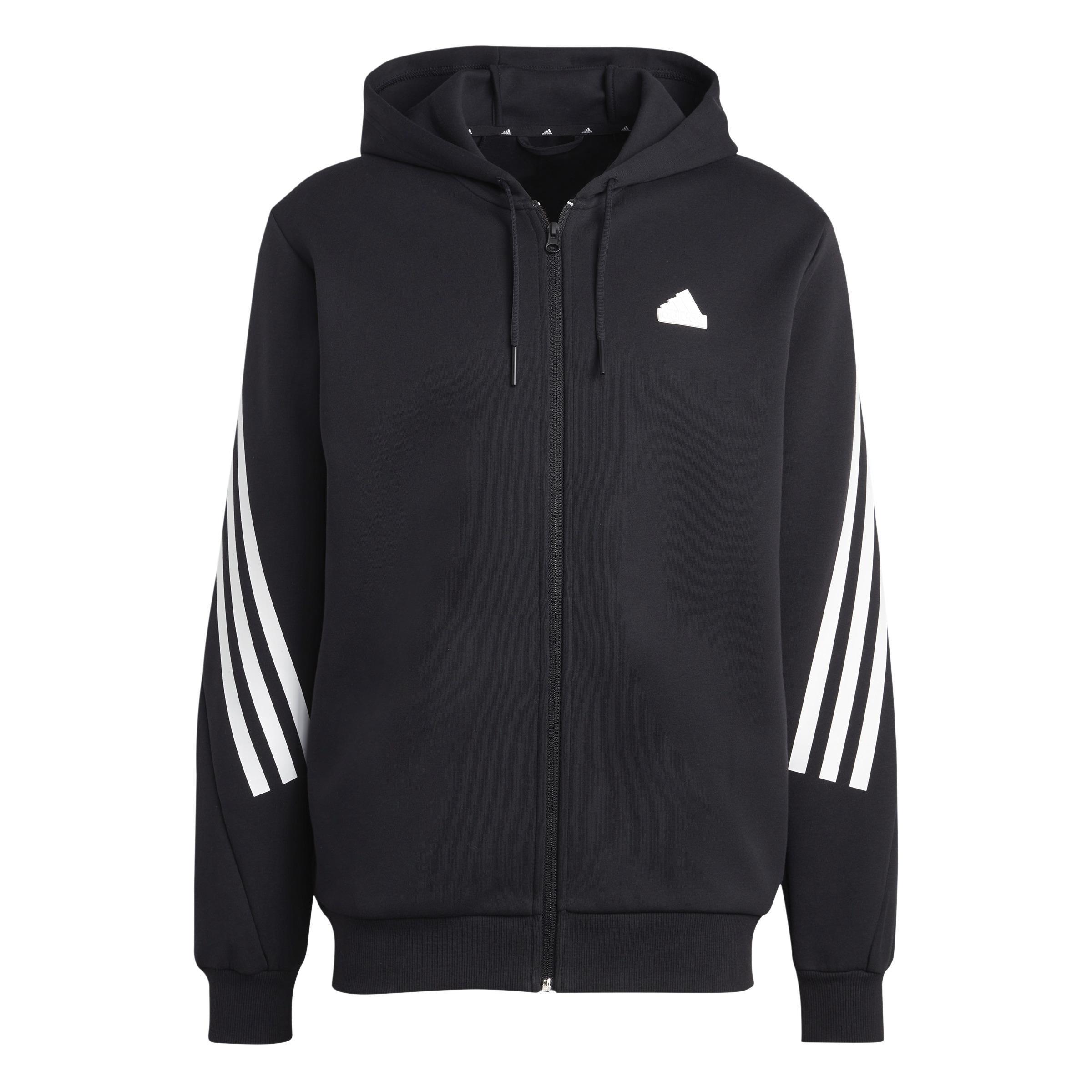 Future Icons 3-Stripes Full-Zip Hoodie, Black, A901_ONE, large image number 1