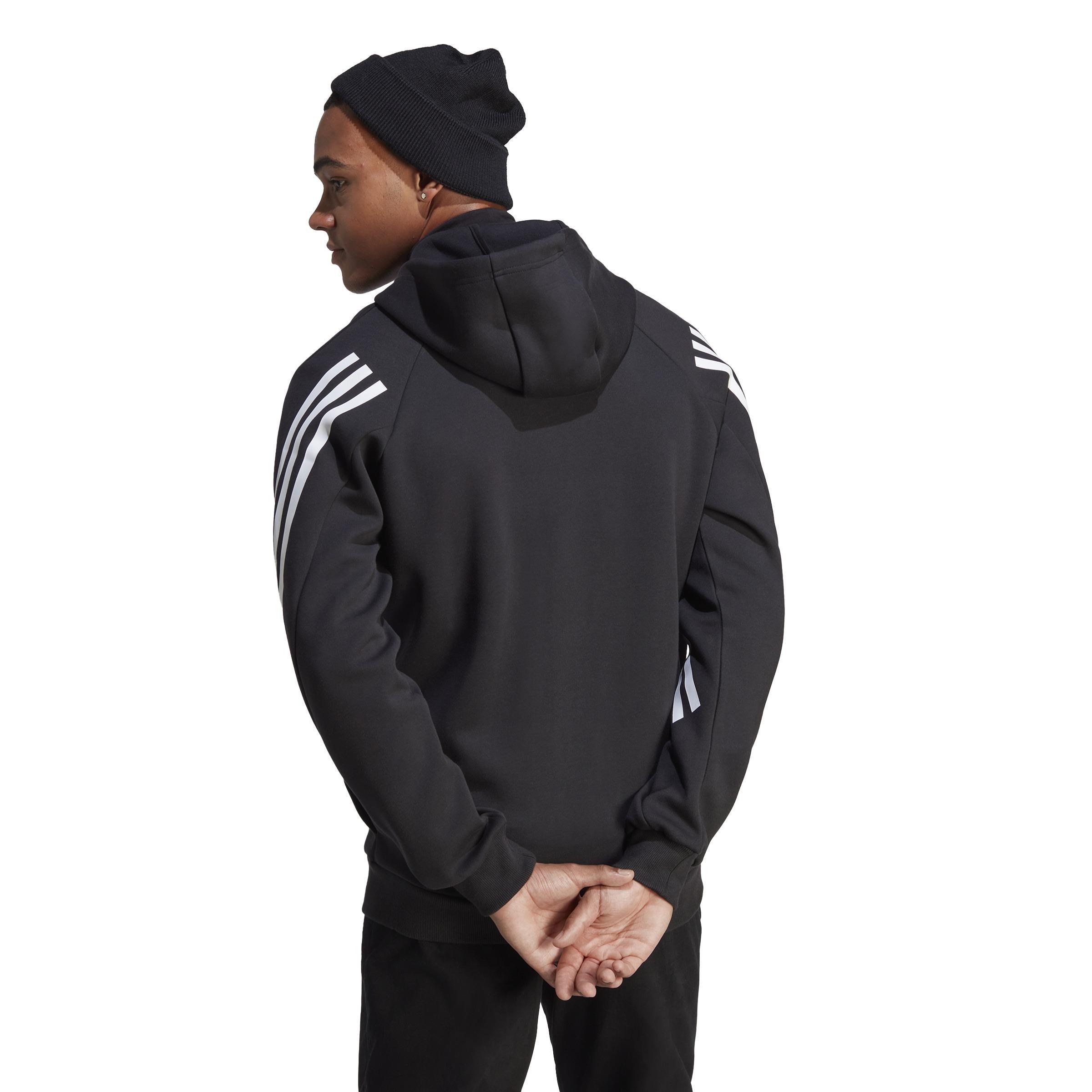 Future Icons 3-Stripes Full-Zip Hoodie, Black, A901_ONE, large image number 3