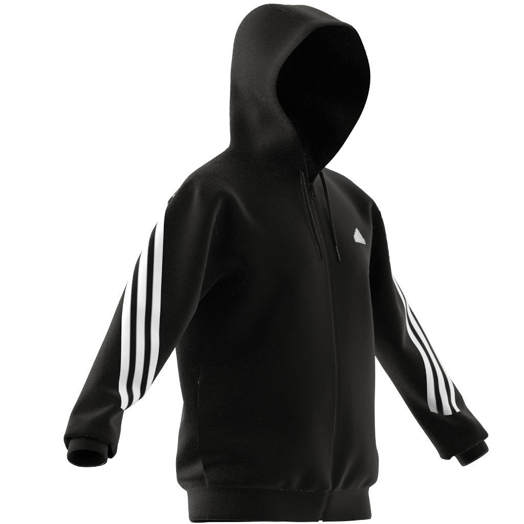 Future Icons 3-Stripes Full-Zip Hoodie, Black, A901_ONE, large image number 8