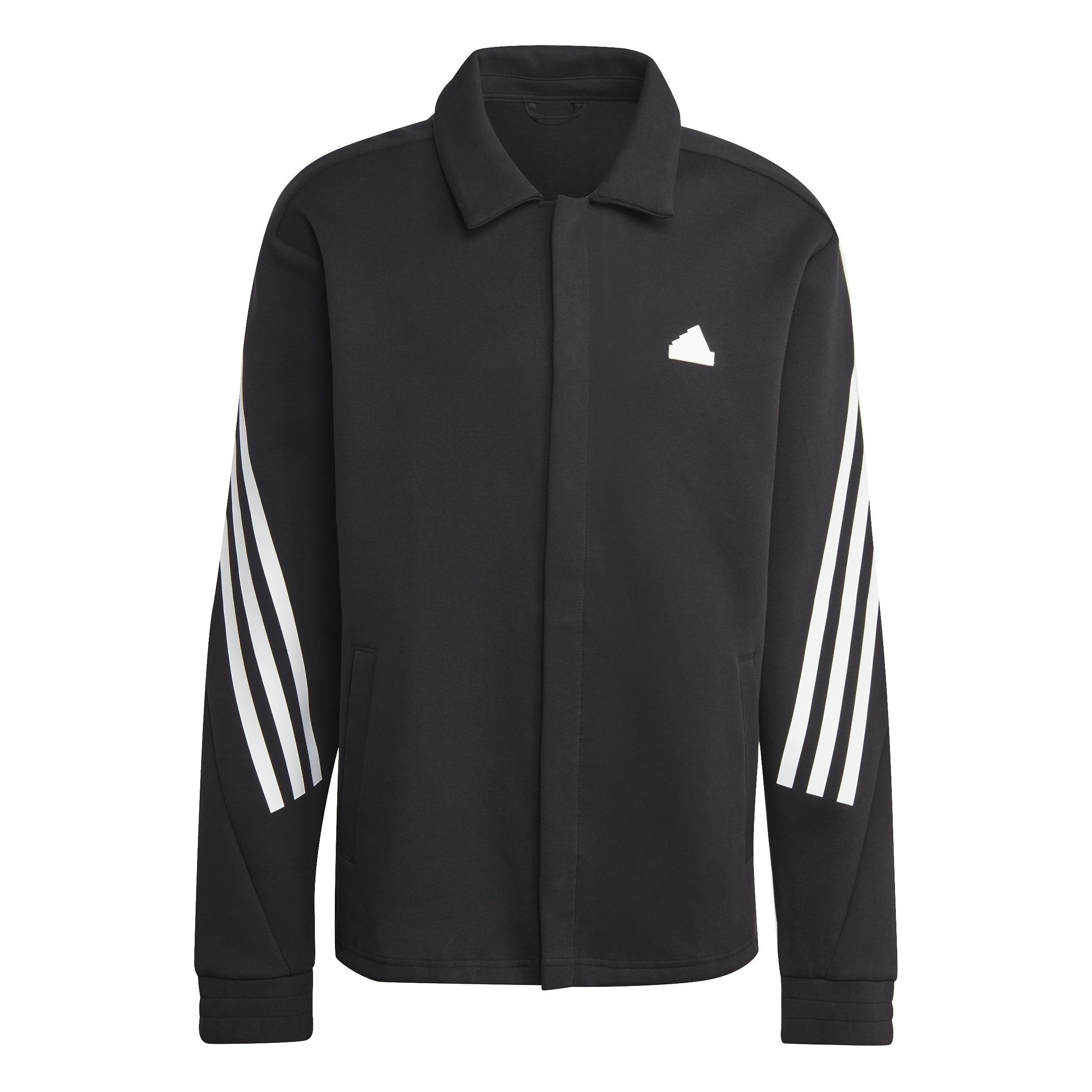 Future Icons 3-Stripes Coaches Jacket, Black, A901_ONE, large image number 0